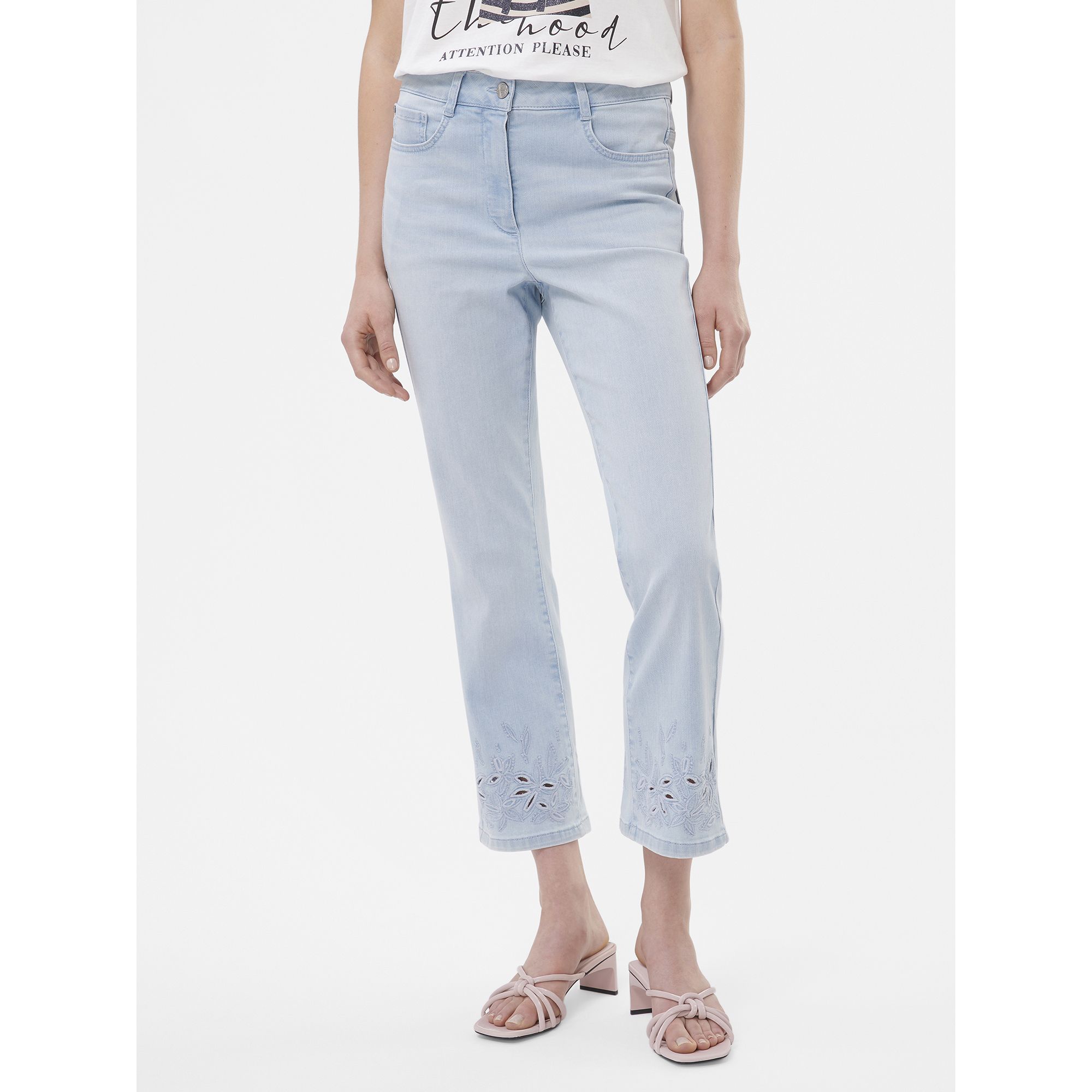 B-Ware BASLER® Jeans 5-Pocket-Style hohe Leibhöhe