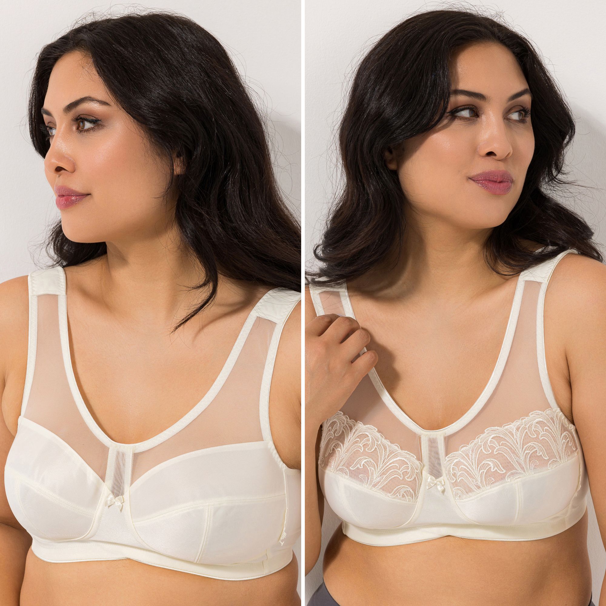 B-Ware LITTLE ROSE 2 Entlastungs-BHs Mikrofasermischung Passform Lady