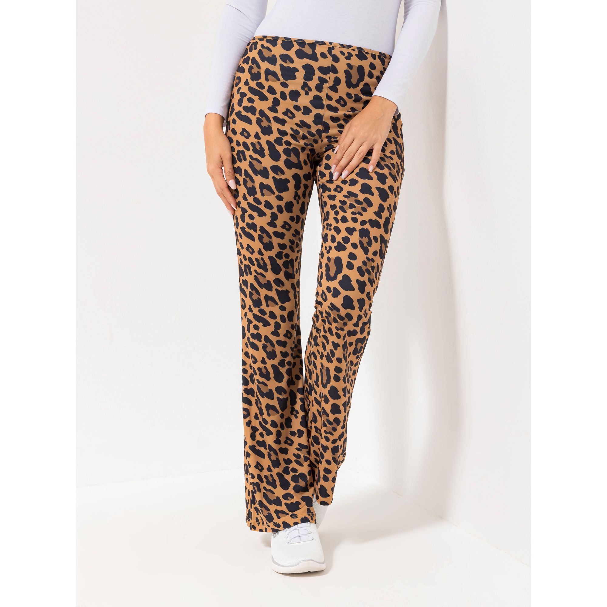 B-Ware ANNI FOR FRIENDS Hose, 1/1-Länge Rundumdehnbund Allover-Druck