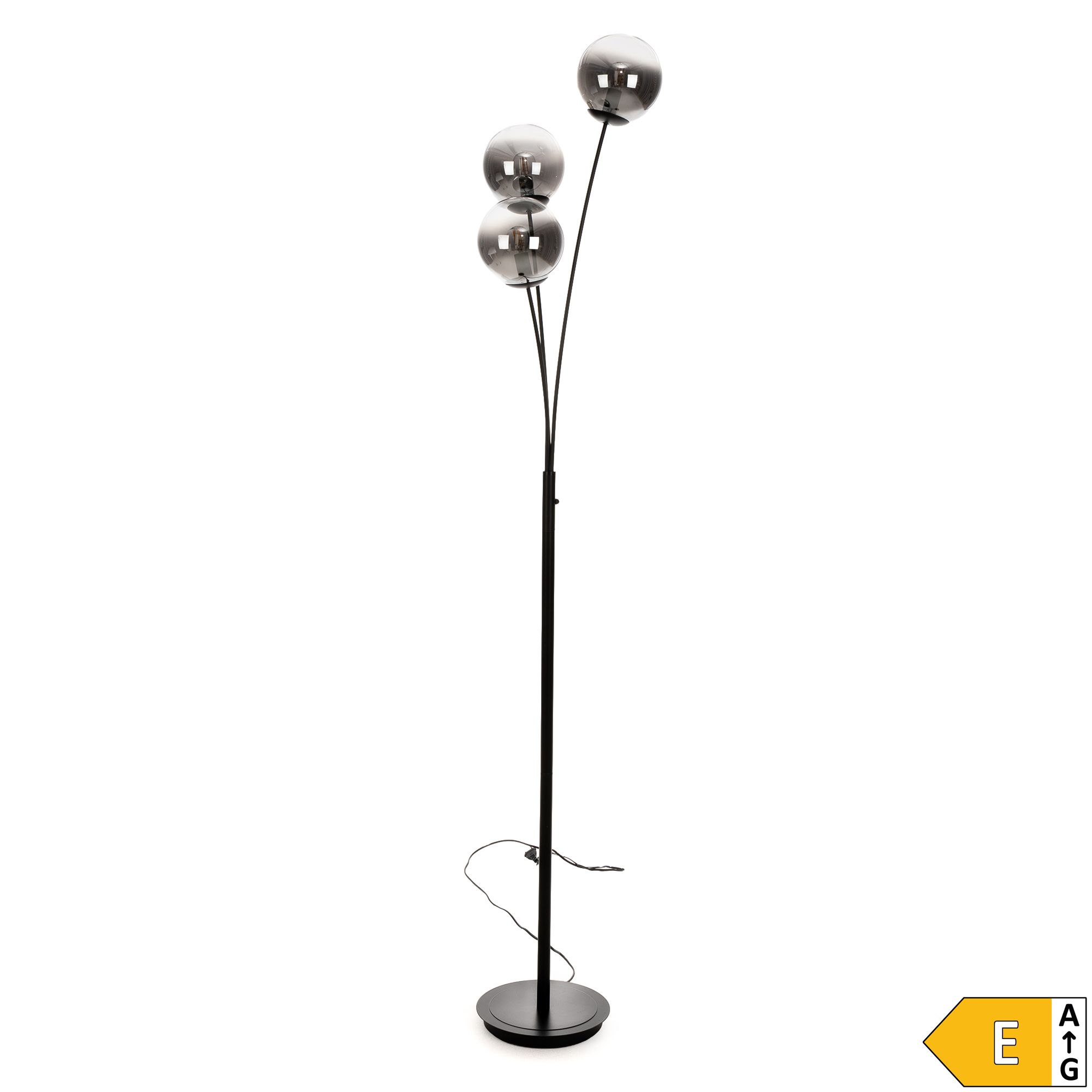 B-Ware LUMIDA Looks LED-Stehleuchte 3 Glas-Lampenschirme warmweiß, Energieeffizienzklasse E