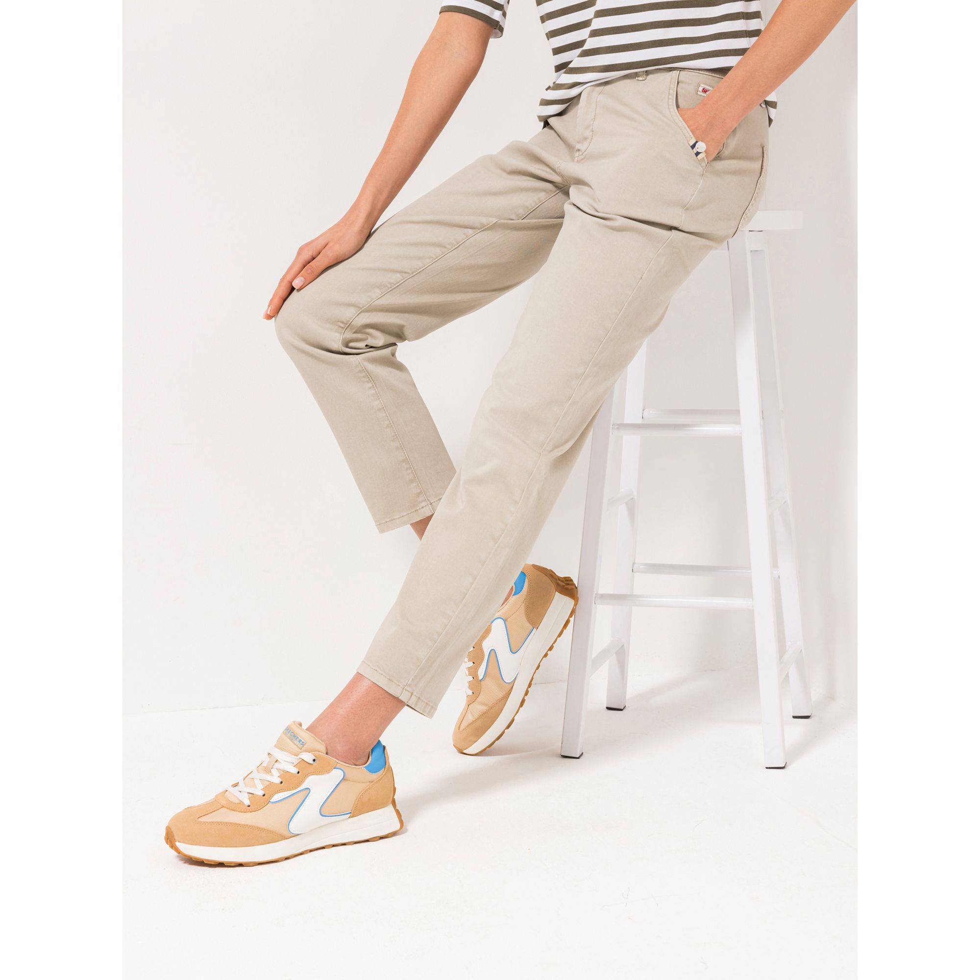 B-Ware STRANDFEIN Hose 4-Pocket-Style knöchellang