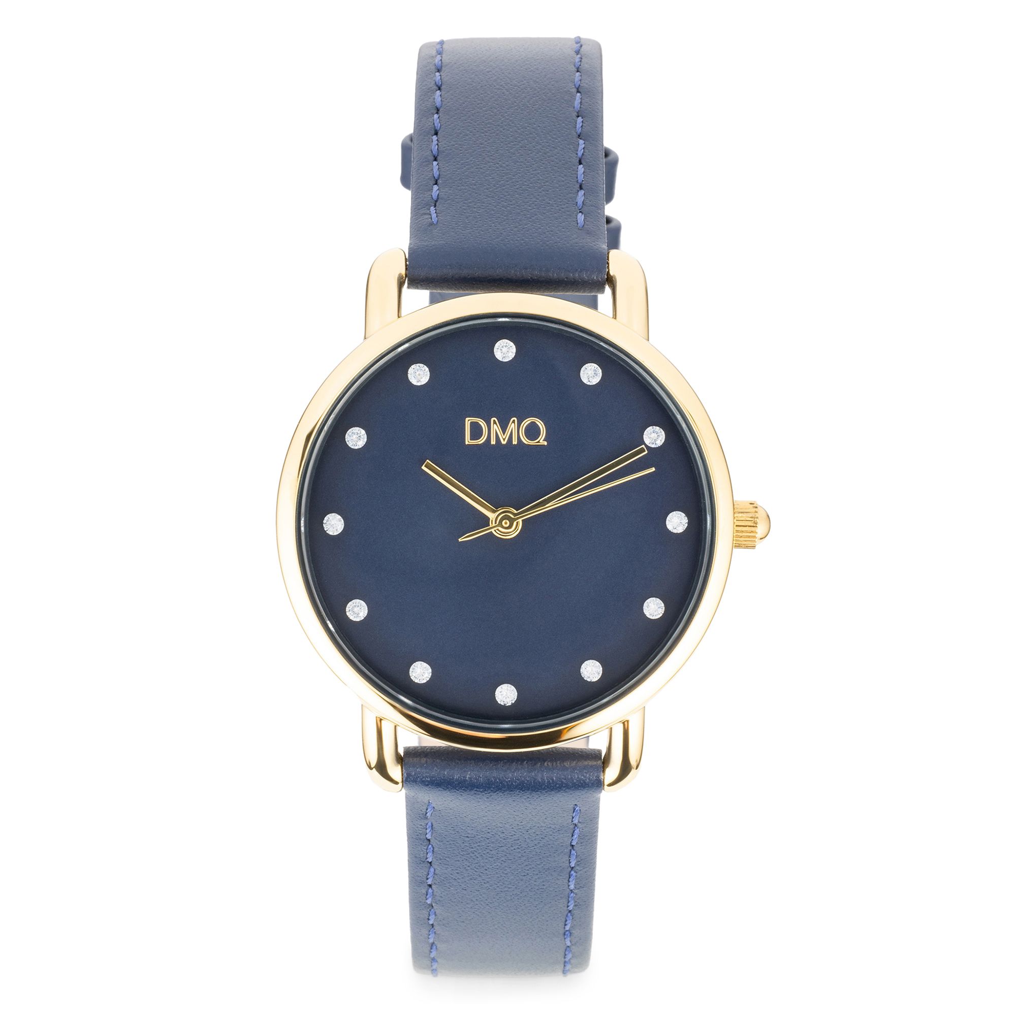 B-Ware DIAMONIQUE® Damenuhr Quarzwerk = 0,12ct