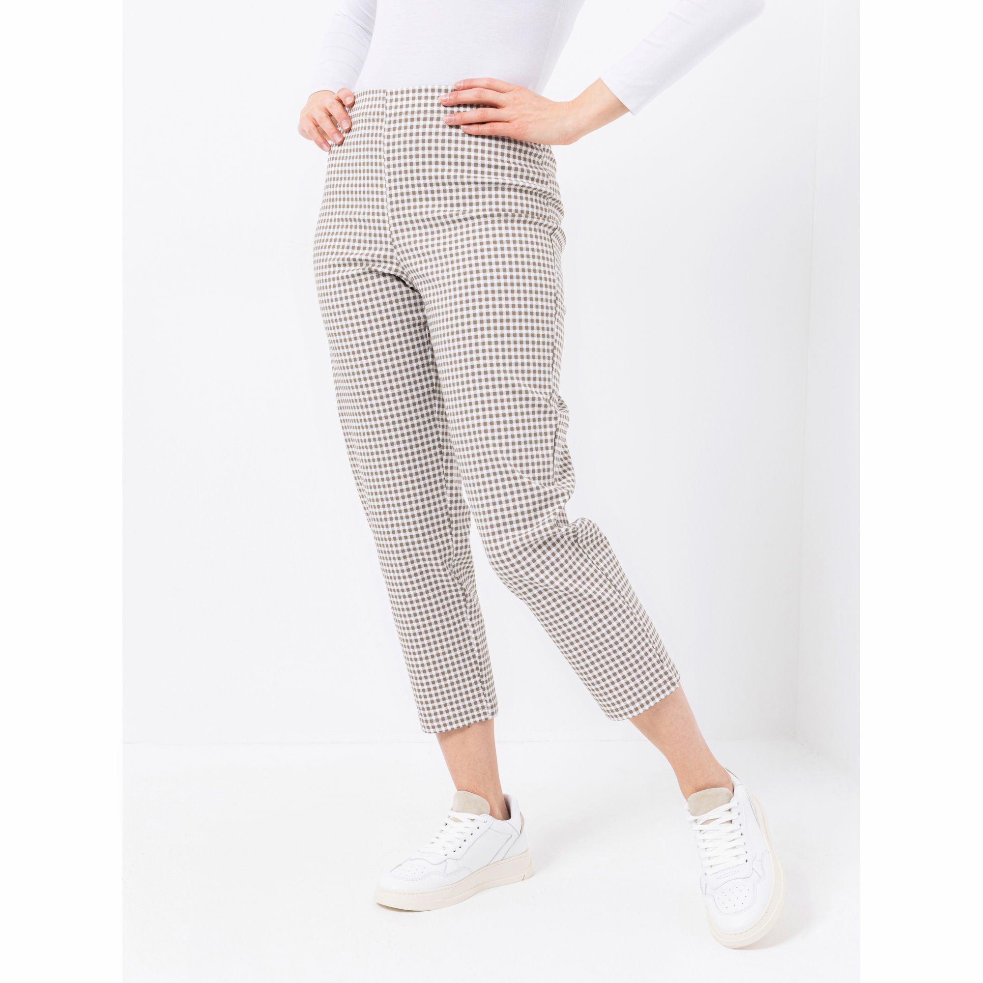 B-Ware KIM & CO. Hose, 7/8-Länge Stretch Bengalin Seitenschlitze