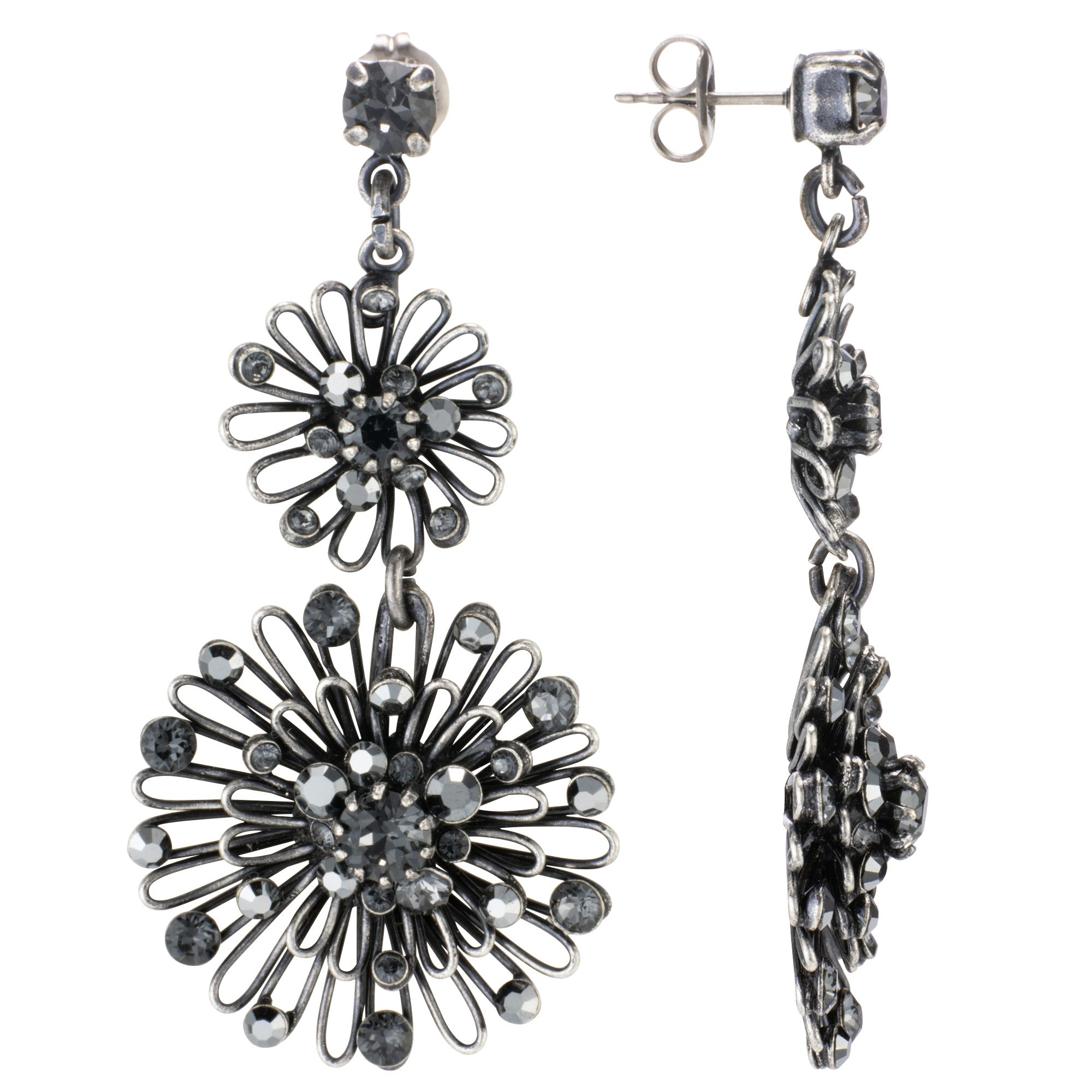 B-Ware KONPLOTT Ohrhänger Distel Modeschmuck