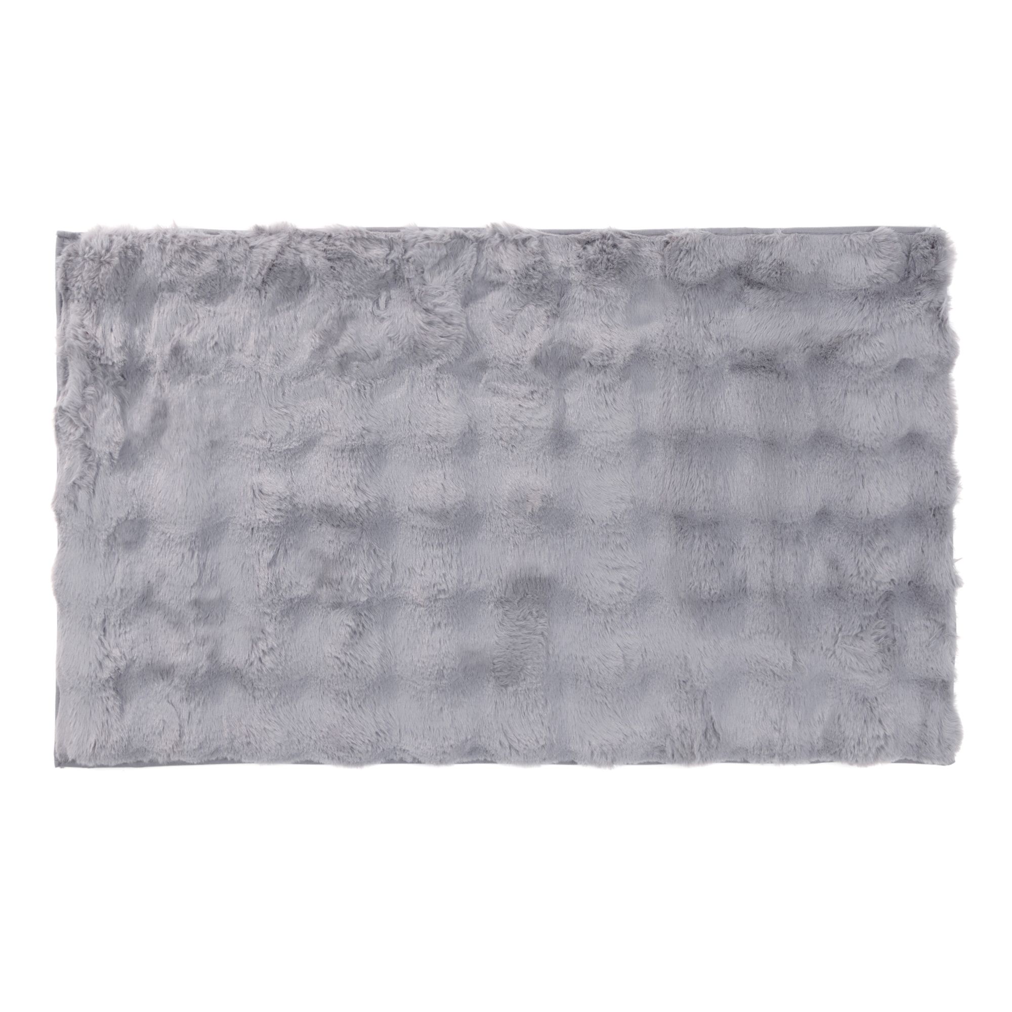 B-Ware MONT CHALET Badteppich WOLKE 3D-Optik uni Mikrofaser, waschbar