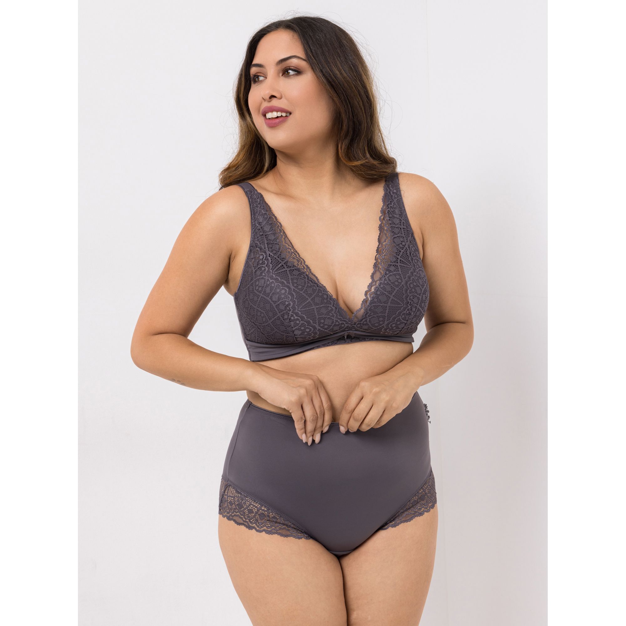 B-Ware LITTLE ROSE Schalen-BH Mikrofasermischung V-Ausschnitt