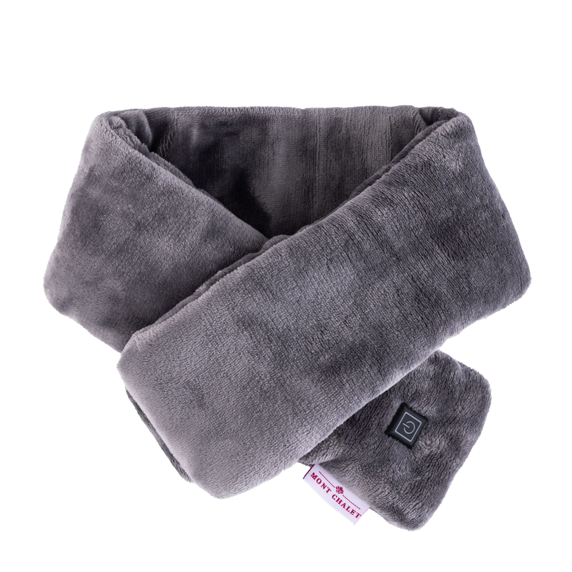 B-Ware MONT CHALET uni Heizschal Mikrofaser Chinchilla inkl. Powerbank