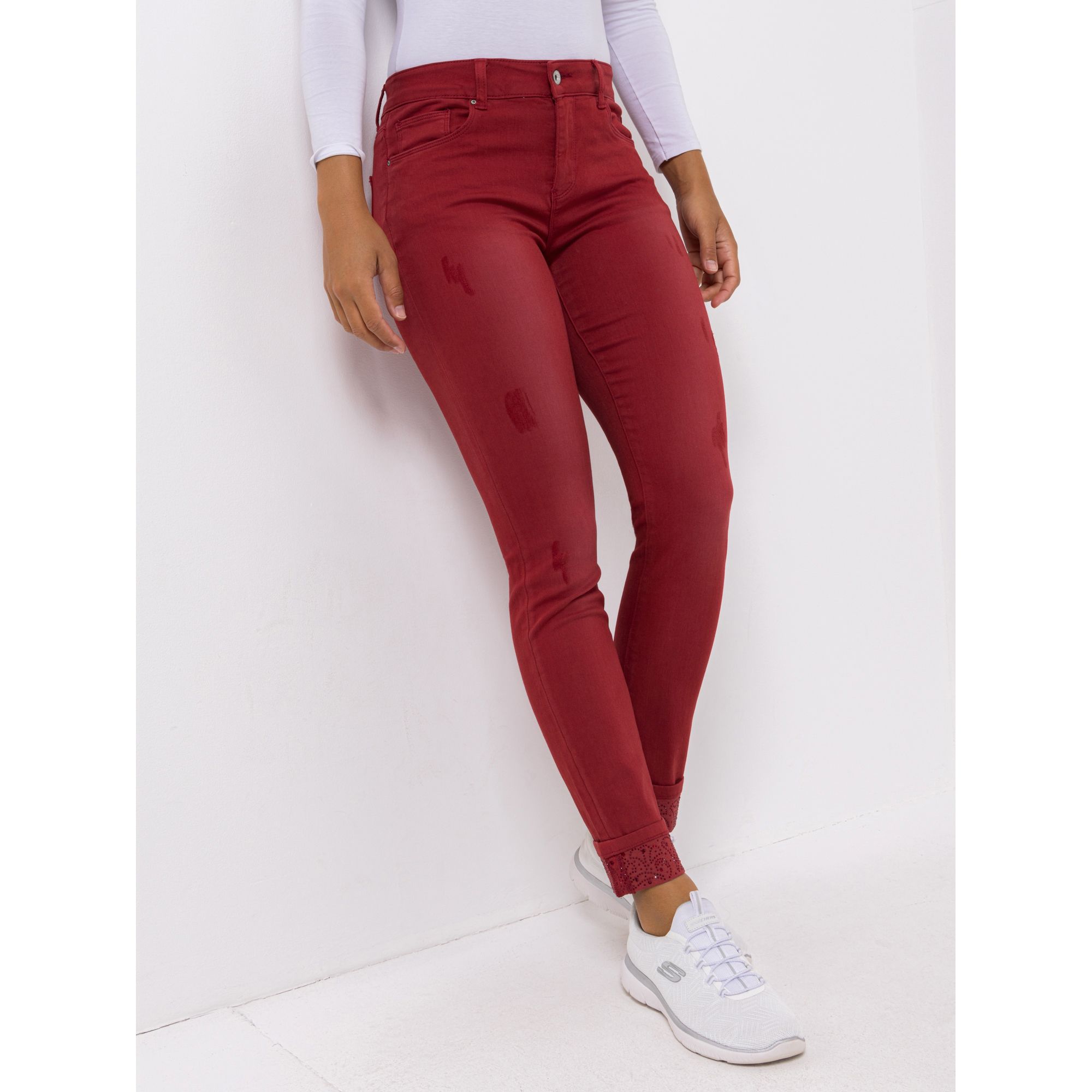 B-Ware DINE 'N' DANCE Hose Salsa 5-Pocket Style Strassapplikation