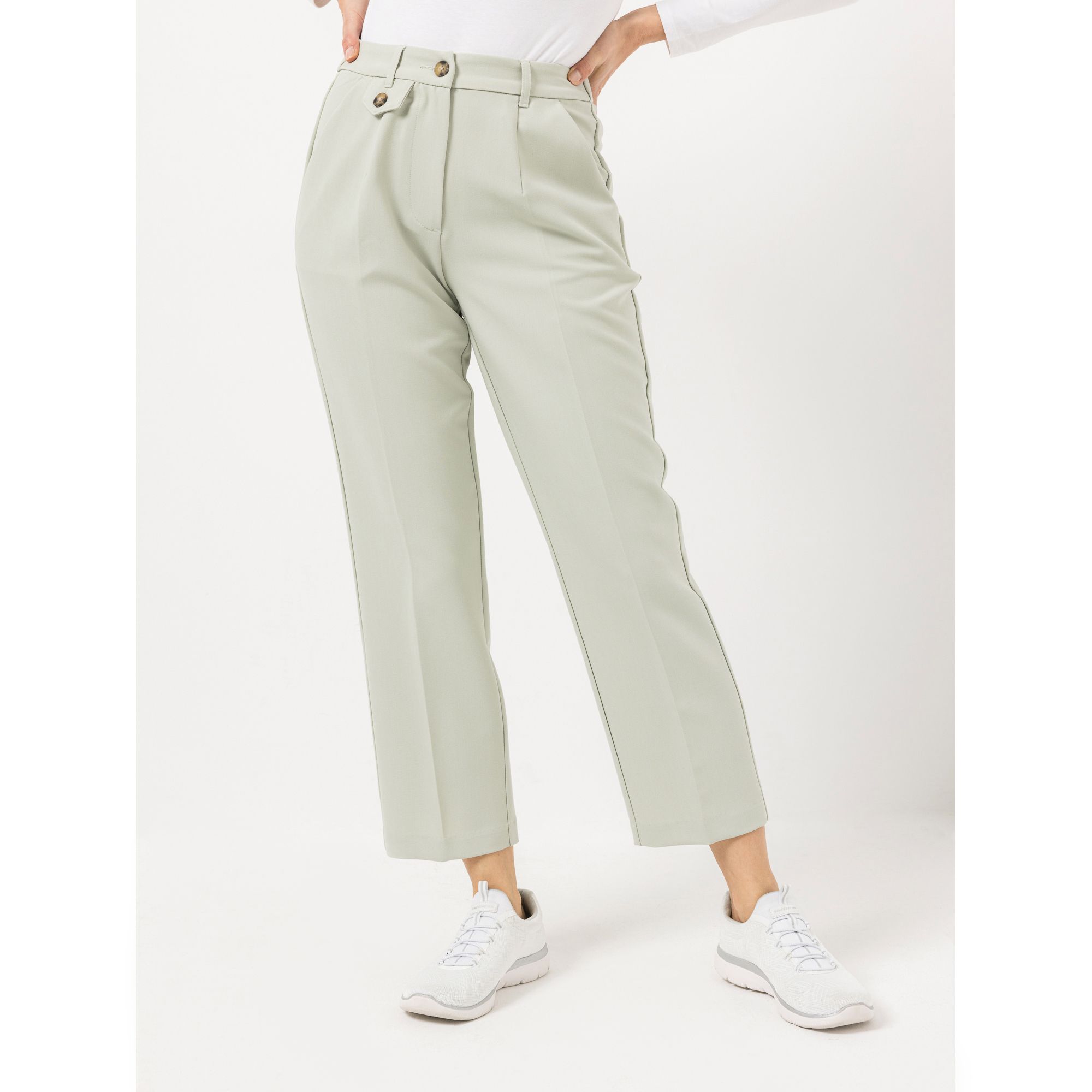 B-Ware DAWID by Dawid Tomaszewski Hose, knöchellang Teildehnbund hinten