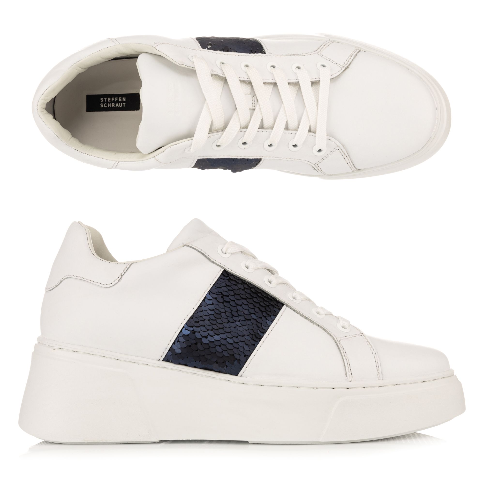 B-Ware STEFFEN SCHRAUT Damen-Sneaker Lea echt Leder