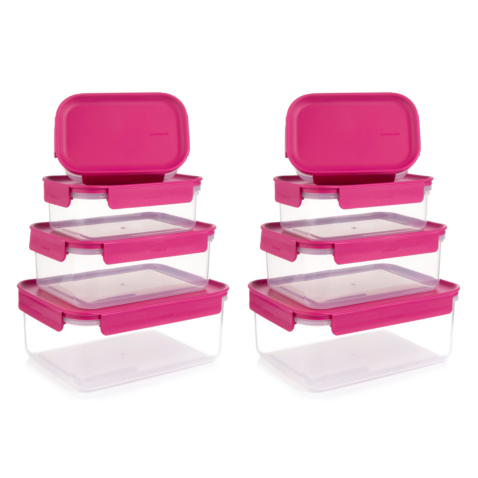 B-Ware LocknLock Classic Plus 8 Frischhaltedosen 910ml-2,75L nestbar