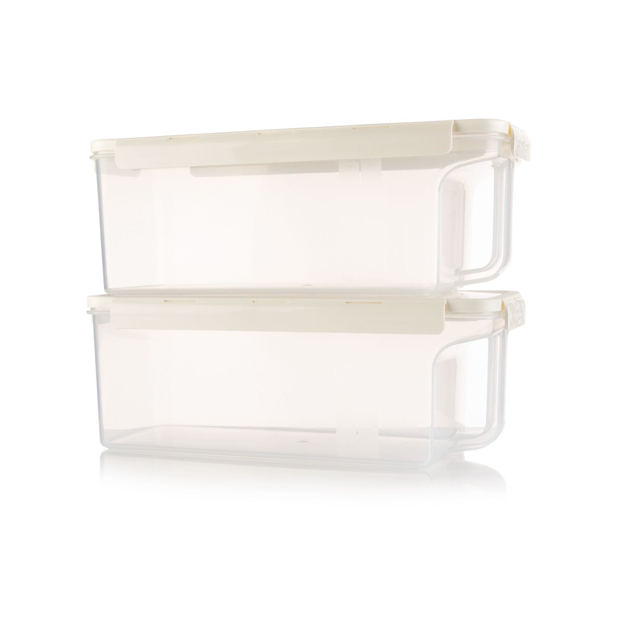 B-Ware LocknLock Organisations-Set 2 rechteckige Dosen 4,7L Volumen