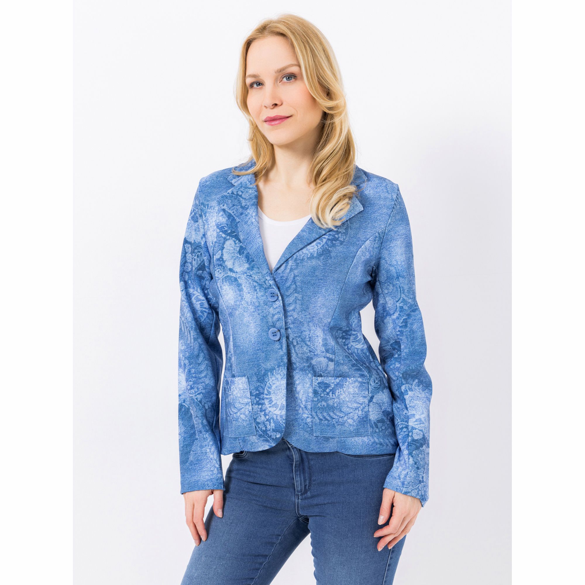 B-Ware DINE 'N' DANCE Blazer, 1/1-Arm 2 Taschen Strassdetail