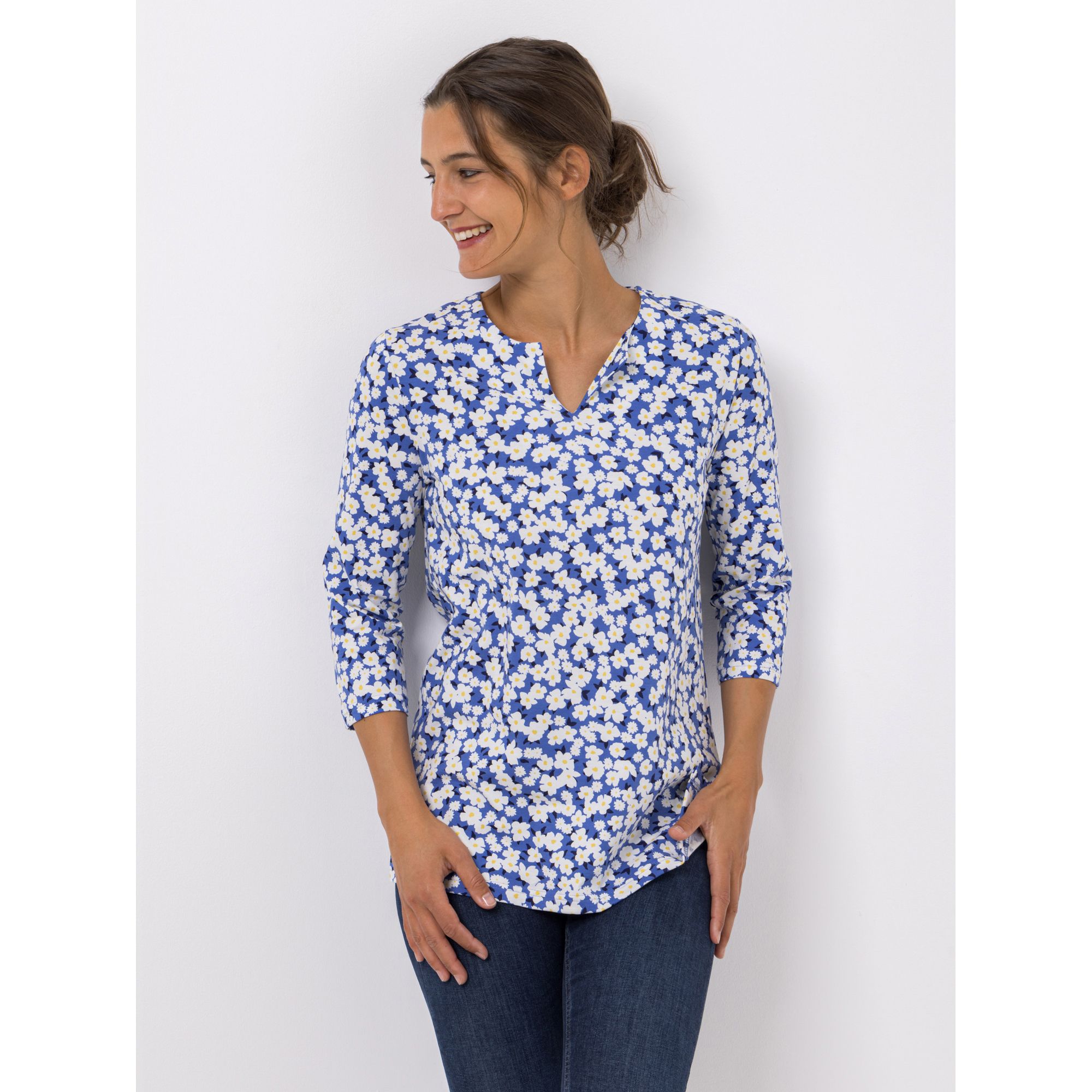 B-Ware Green Cotton by Peter Hahn Shirt, 3/4 Arm Style Erika