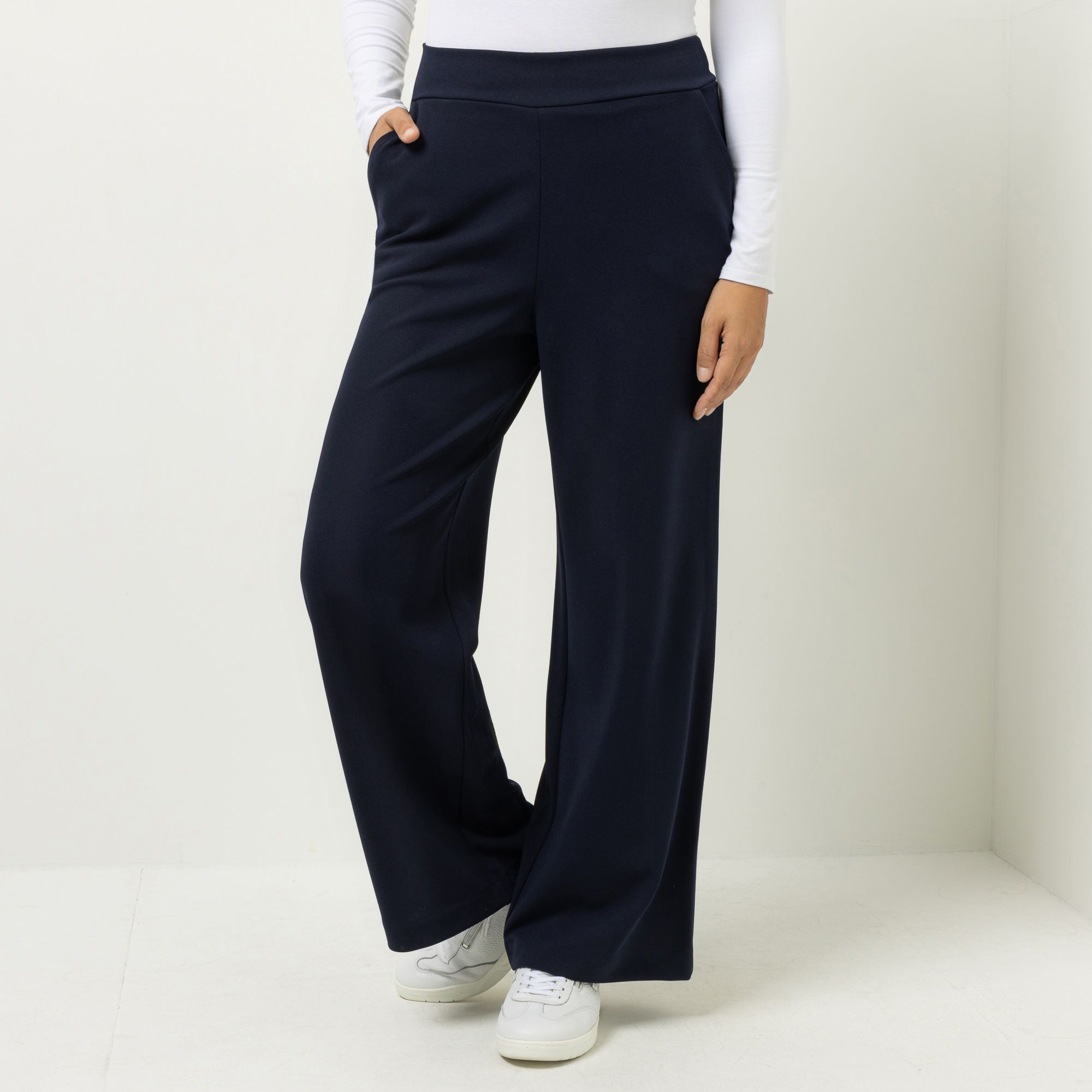 B-Ware KIM & CO. Hose, lange Form Ponti Crepe Jersey 2 Eingrifftaschen