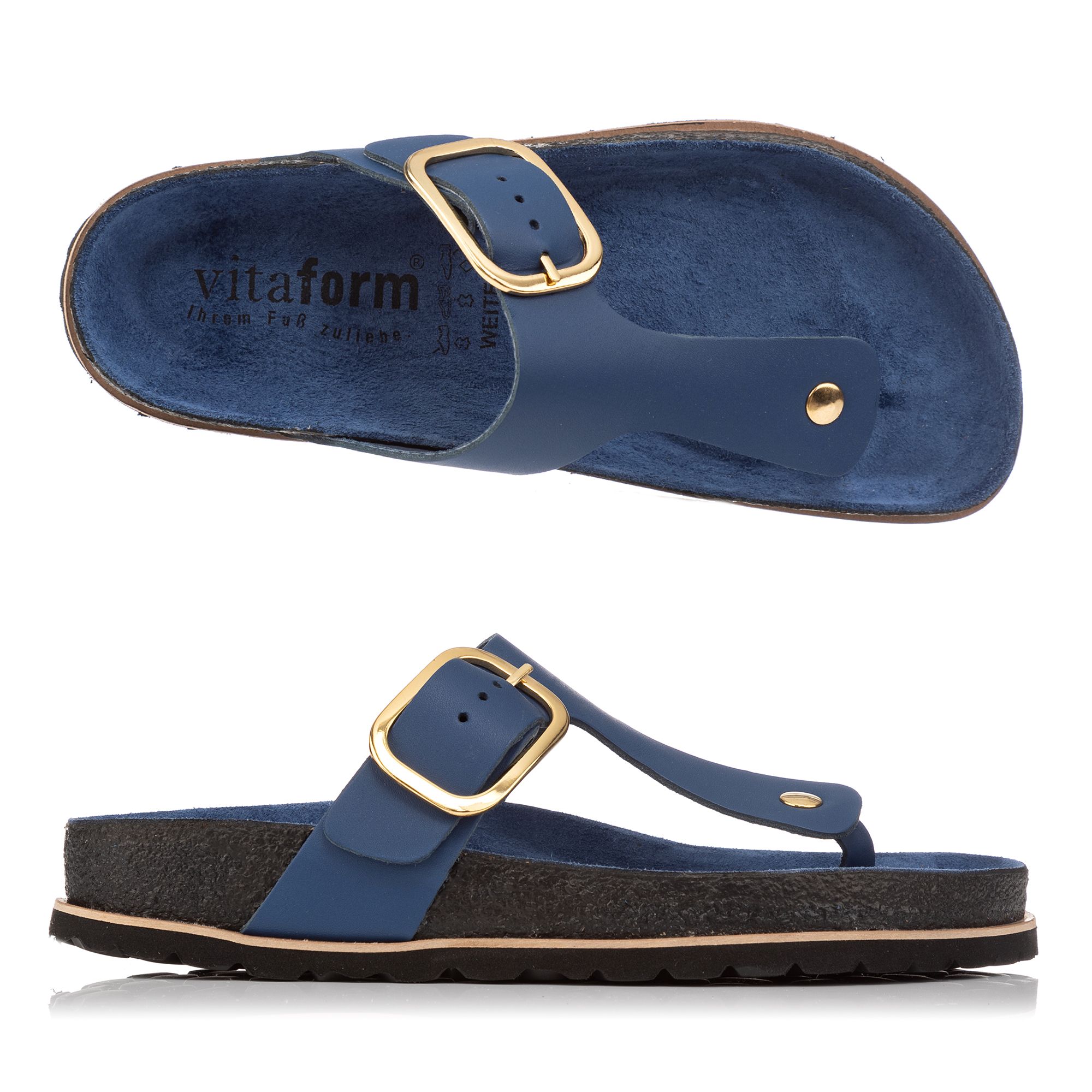 B-Ware VITAFORM Damen-Pantolette Zehensteg Softnappa