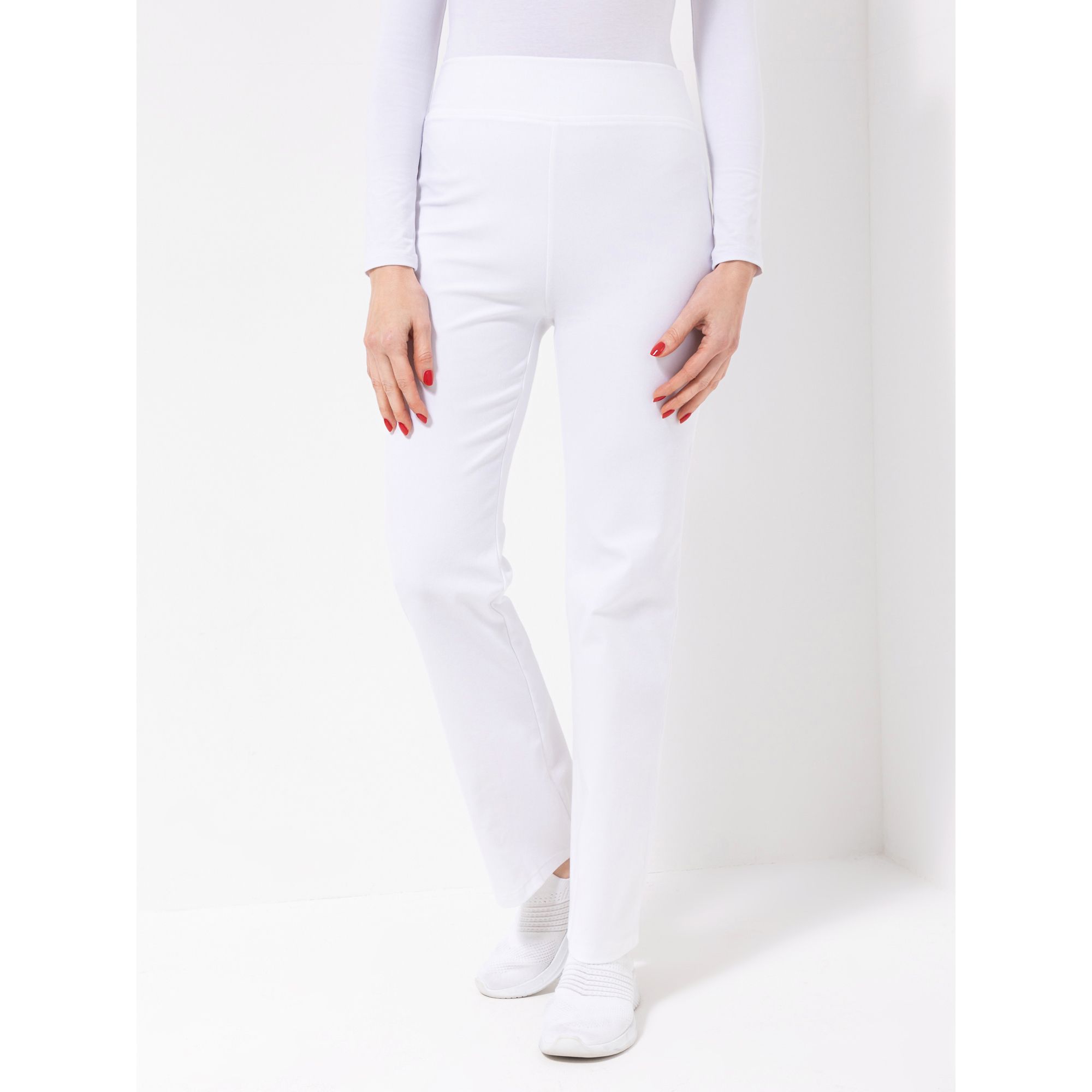 B-Ware KIM & CO. Hose, 1/1 Länge Denim Jersey Rundumdehnbund