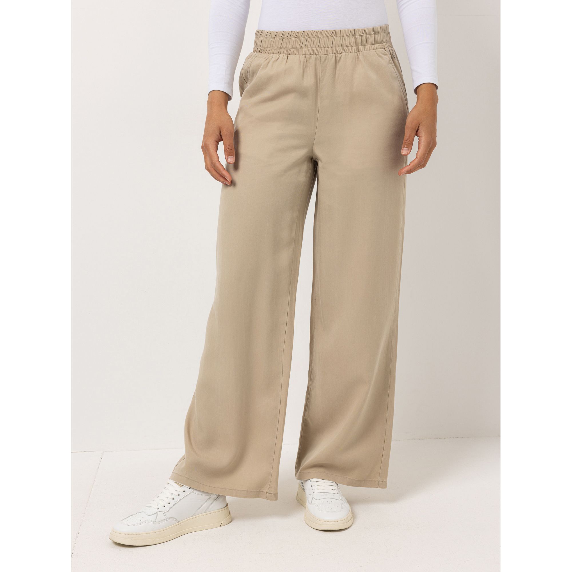 B-Ware EVA LUTZ Hose, lange Form Rundumdehnbund 2 Eingrifftaschen