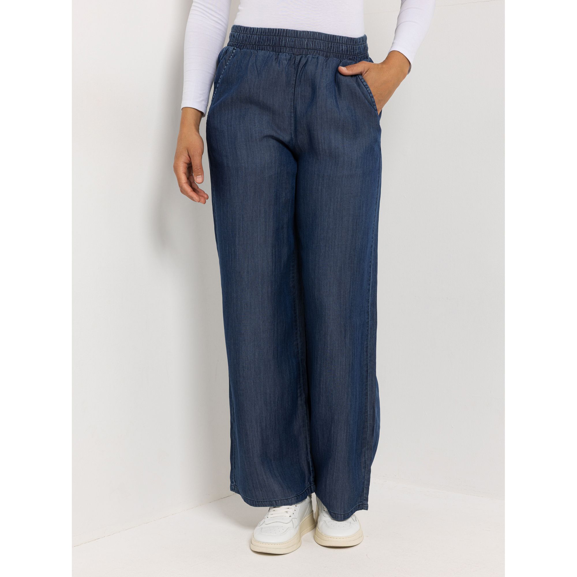 B-Ware EVA LUTZ Hose, lange Form Rundumdehnbund 2 Eingrifftaschen