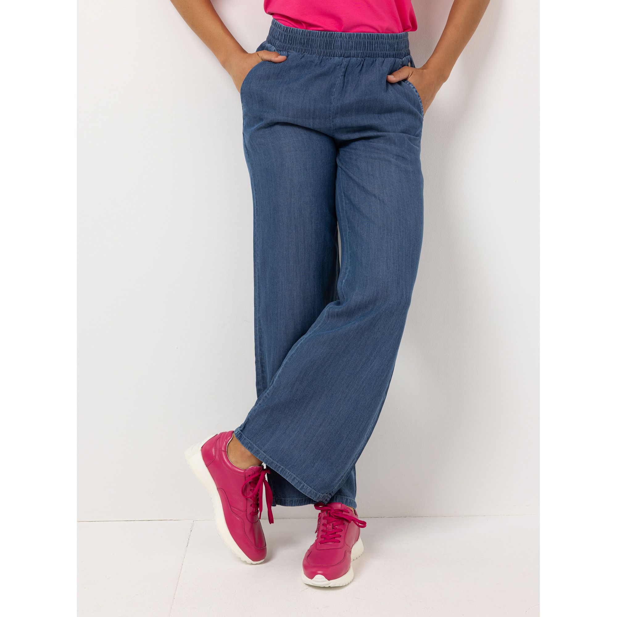 B-Ware EVA LUTZ Hose, lange Form Rundumdehnbund 2 Eingrifftaschen