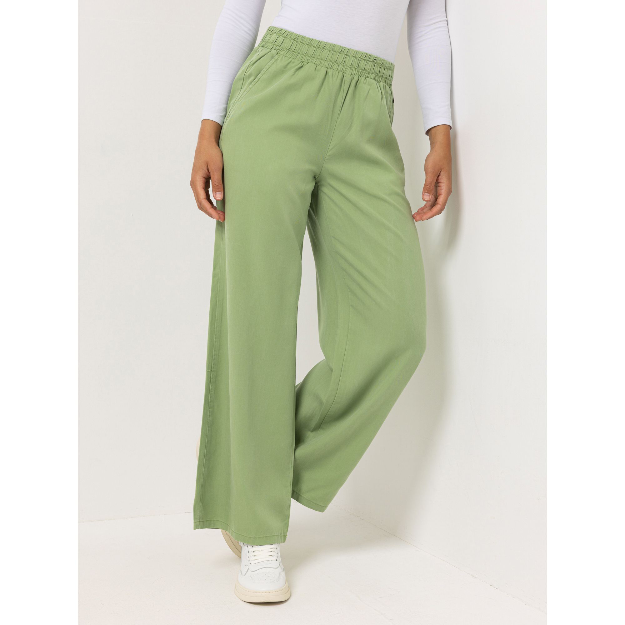 B-Ware EVA LUTZ Hose, lange Form Rundumdehnbund 2 Eingrifftaschen