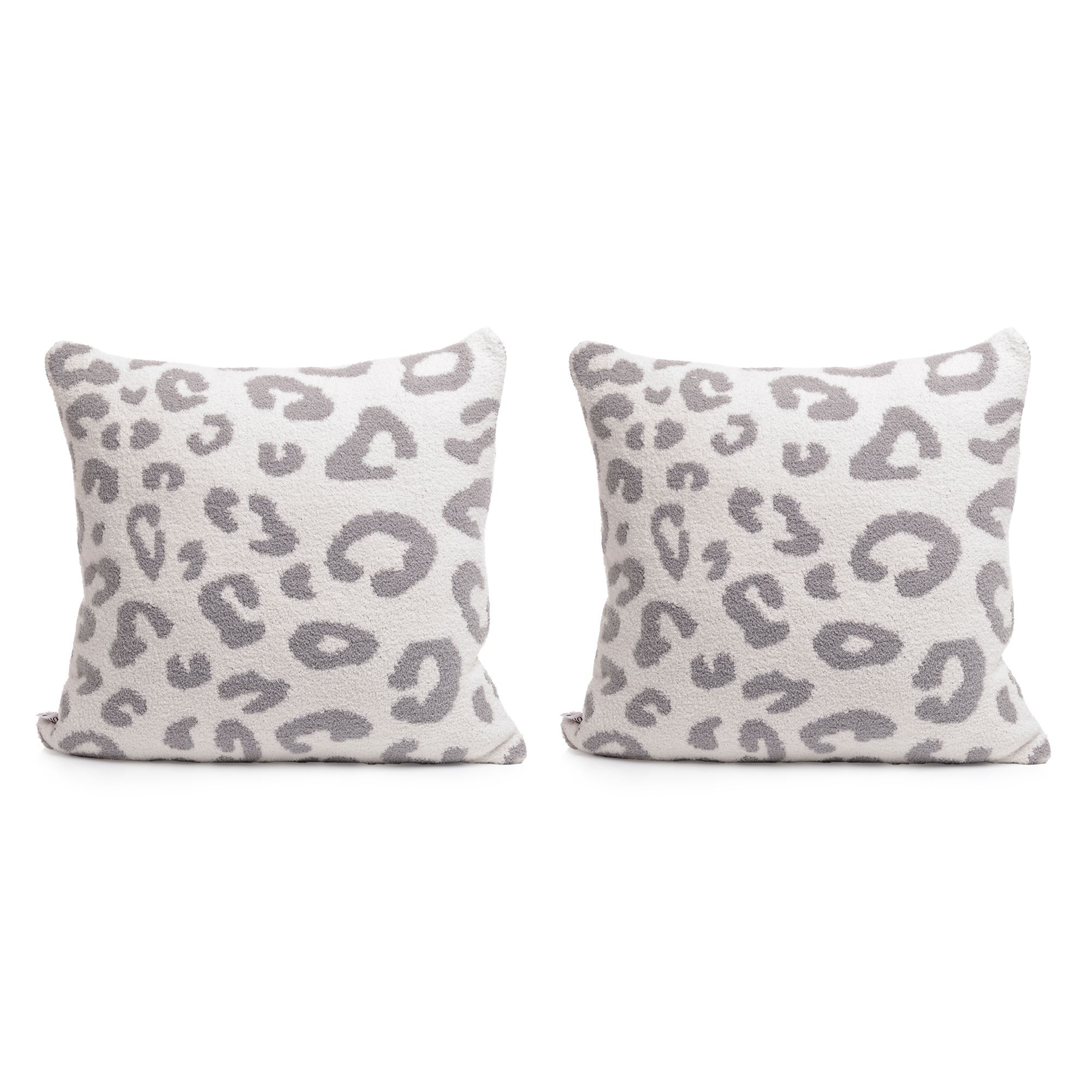 B-Ware COZEE HOME 2 Dekokissenhüllen Jacquard mit Struktur MF Fluffy Bouclé