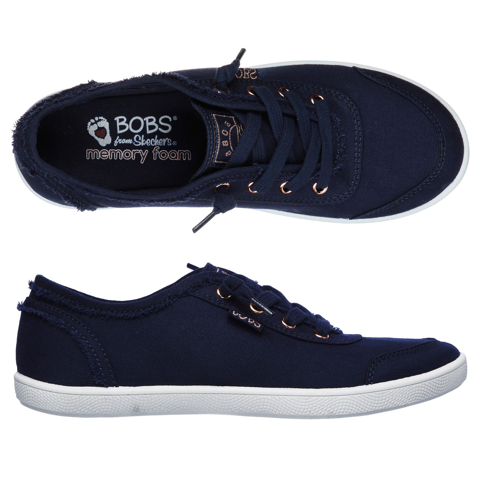 B-Ware SKECHERS Damen-Halbschuh Bobs B Cute Canvas