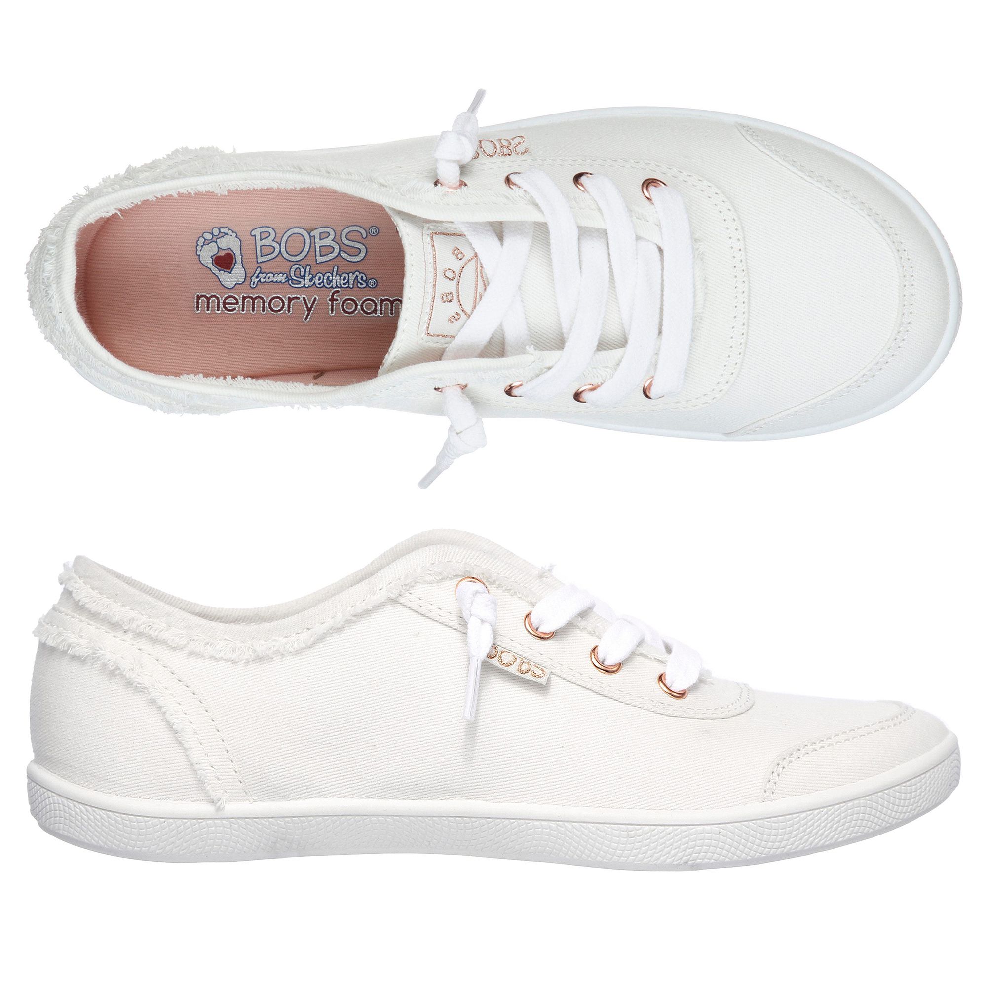 B-Ware SKECHERS Damen-Halbschuh Bobs B Cute Canvas