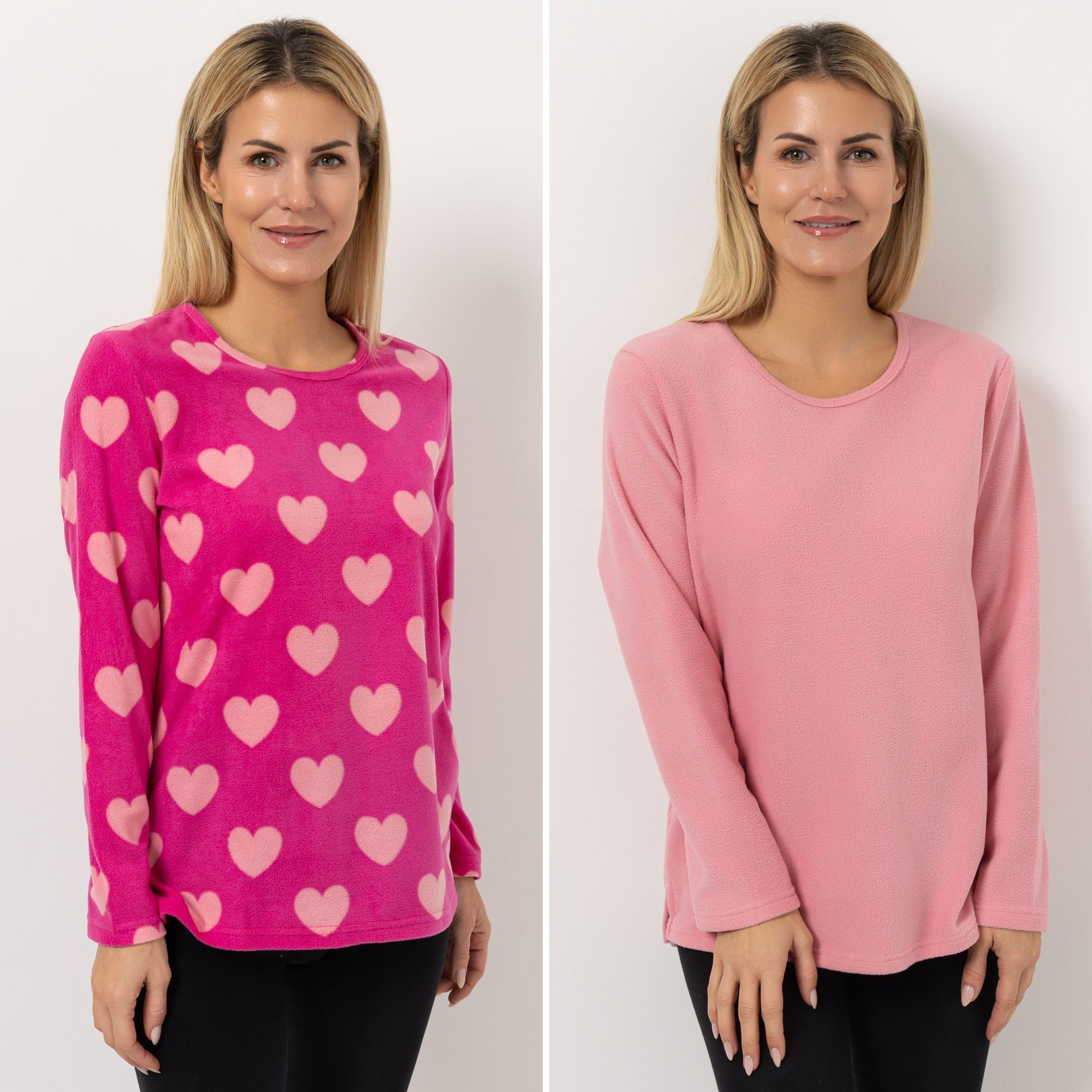 B-Ware POLARSTERN 2 Shirts Mikrofaser Fleece 1x uni, 1x bedruckt
