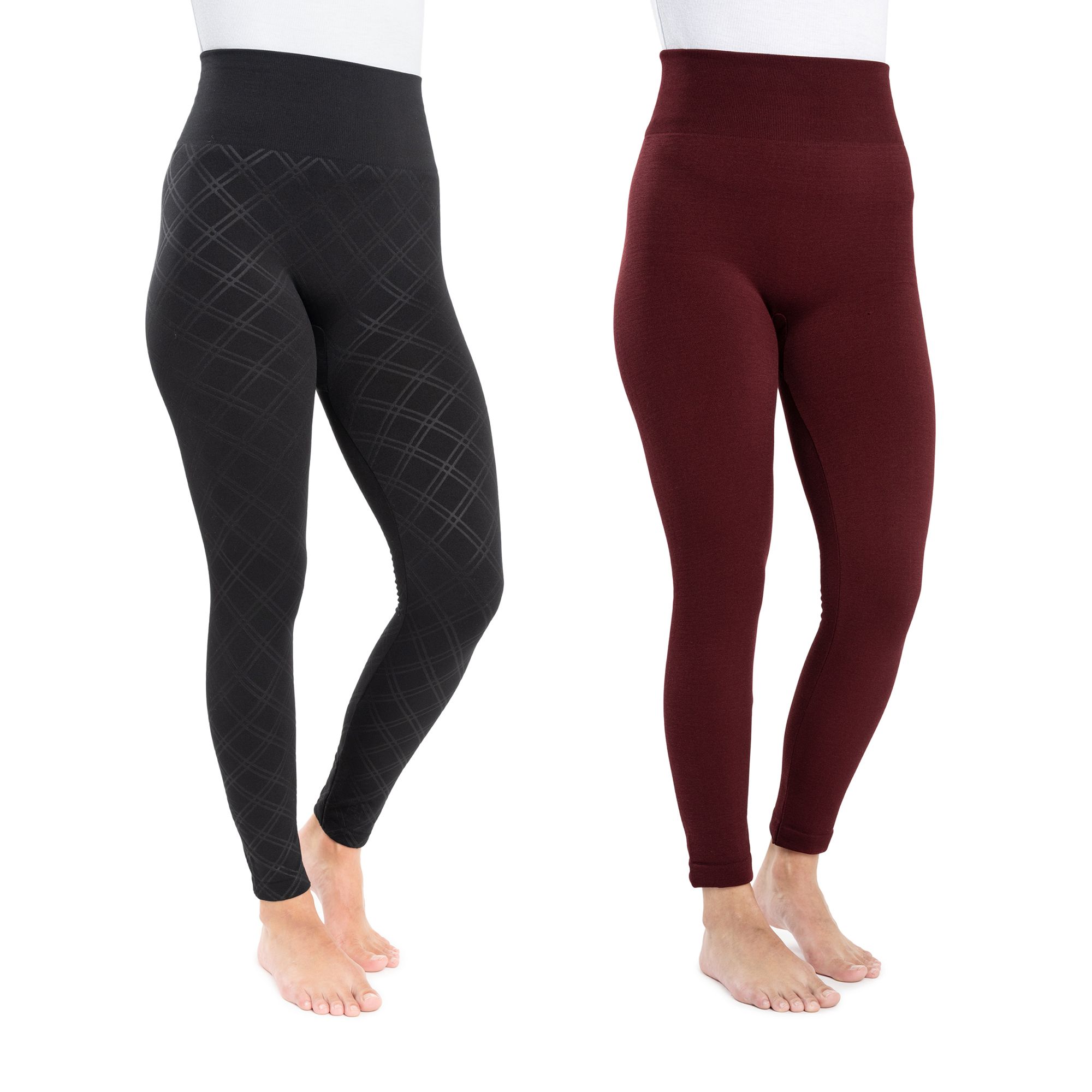 B-Ware MUK LUKs Strumpfleggings Fleece-gefüttert uni/gemustert