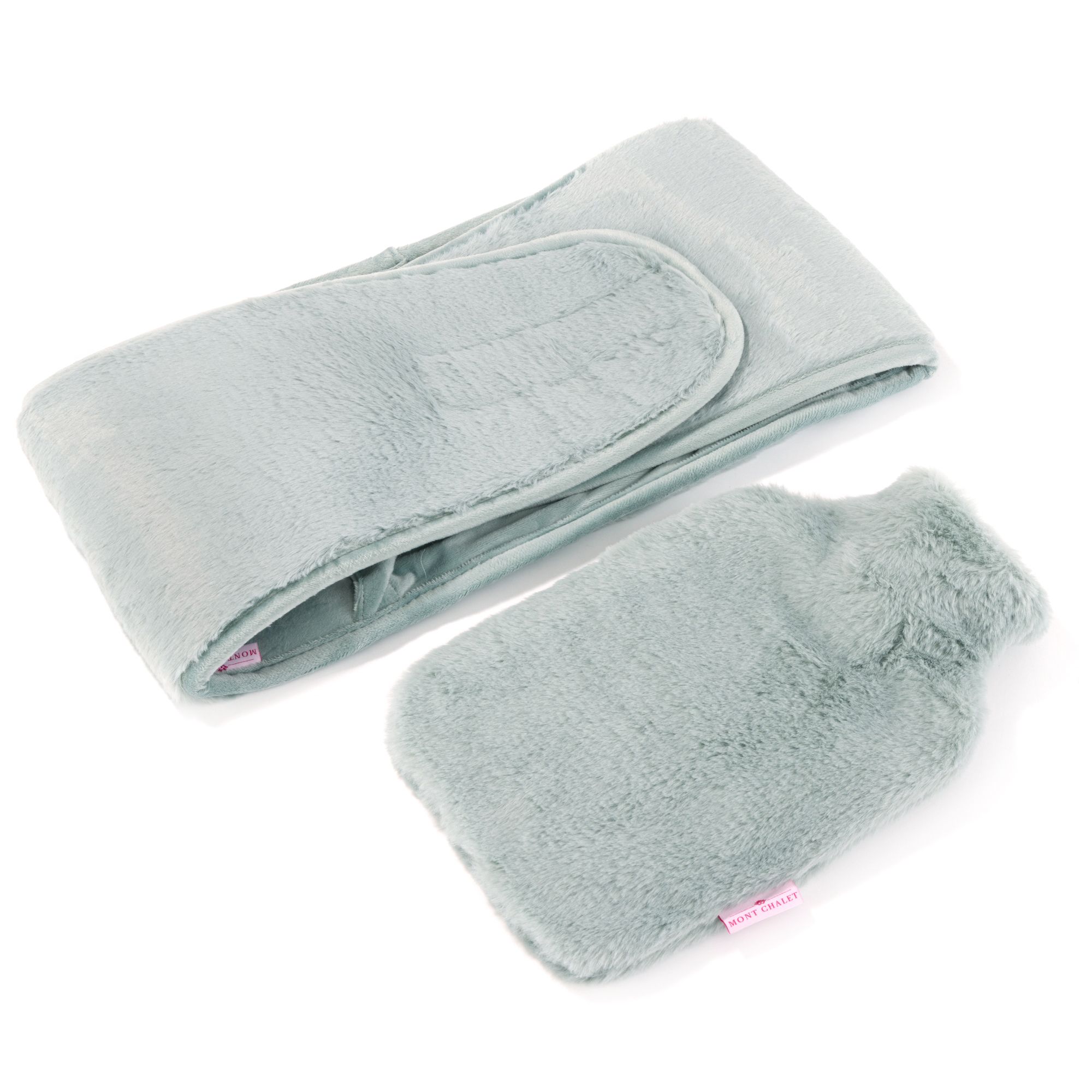B-Ware MONT CHALET Wärmflaschengürtel stufenlos justierbar Mikrofaser-Fellimitat