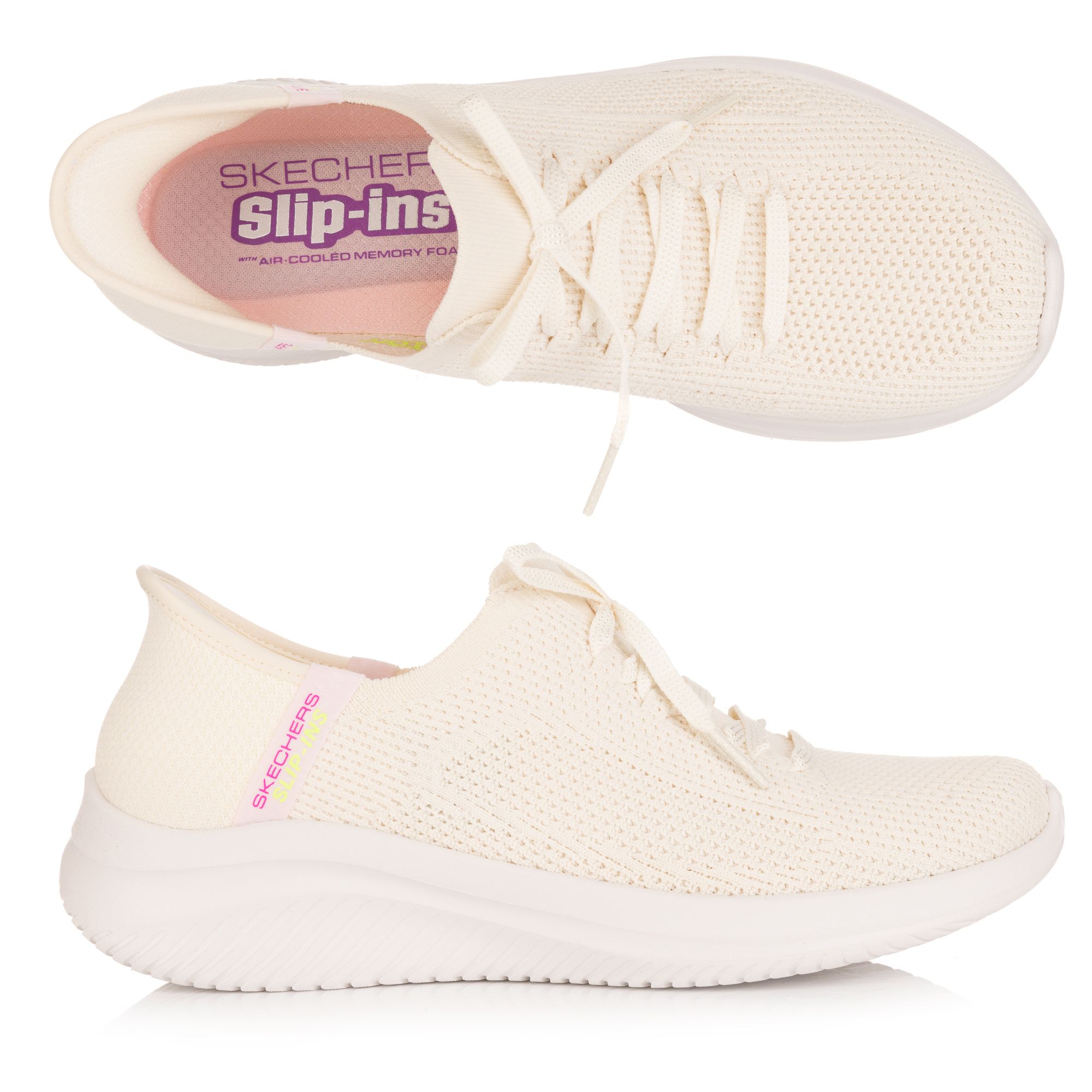 B-Ware SKECHERS Damen-Slipper Ultra Flex 3.0 Strick