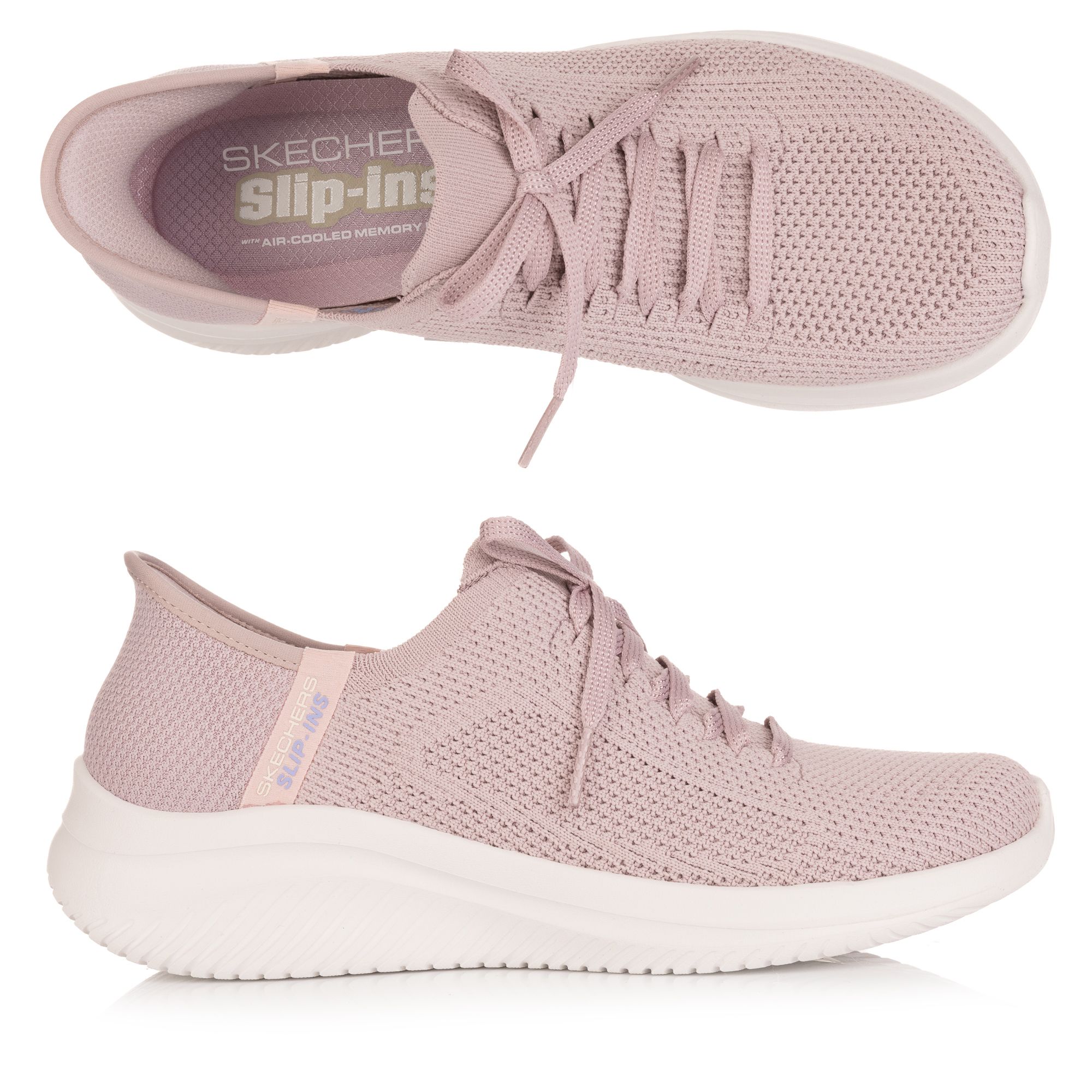 B-Ware SKECHERS Damen-Slipper Ultra Flex 3.0 Strick