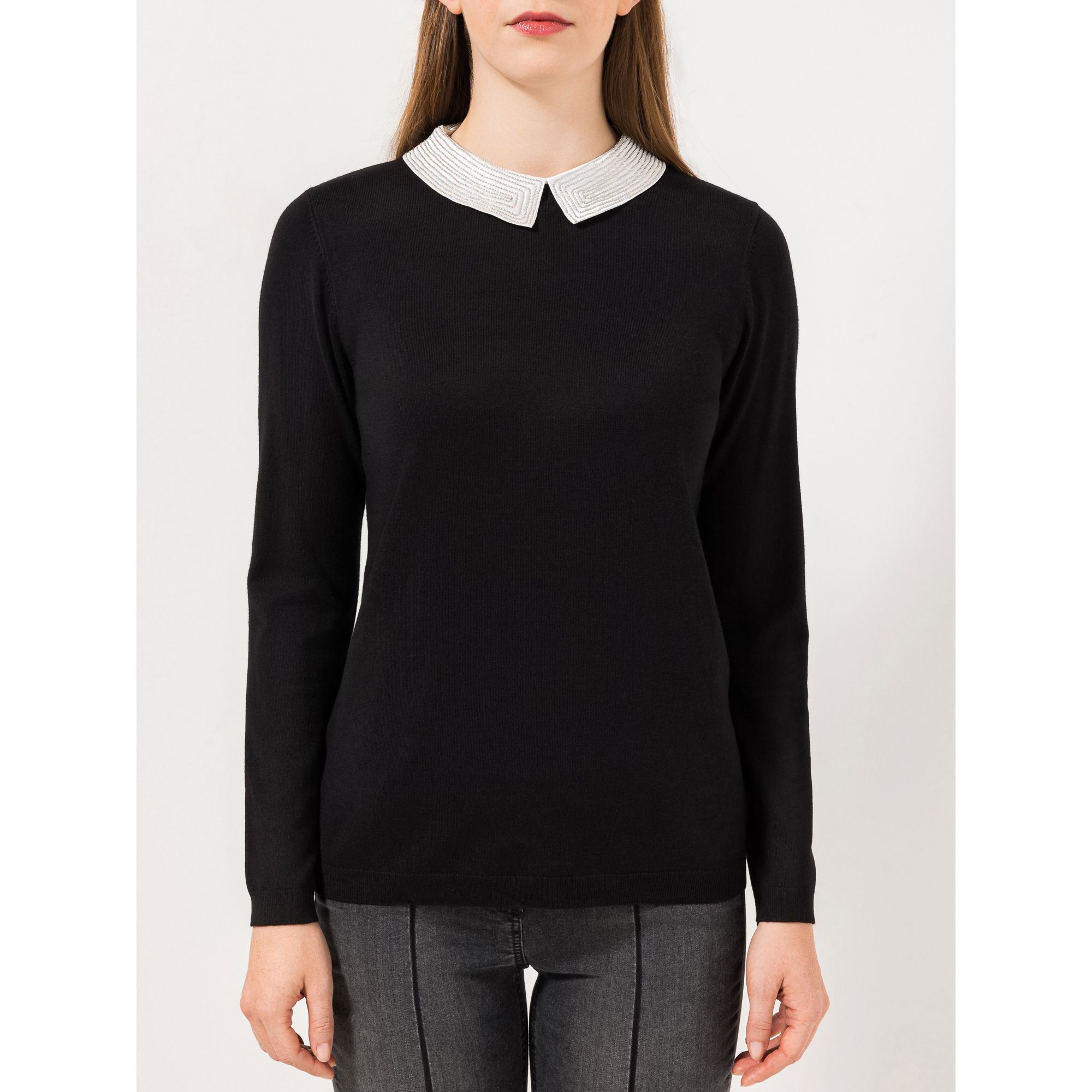 B-Ware STEFFEN SCHRAUT Pullover Lausanne abnehmbarer Blusenkragen