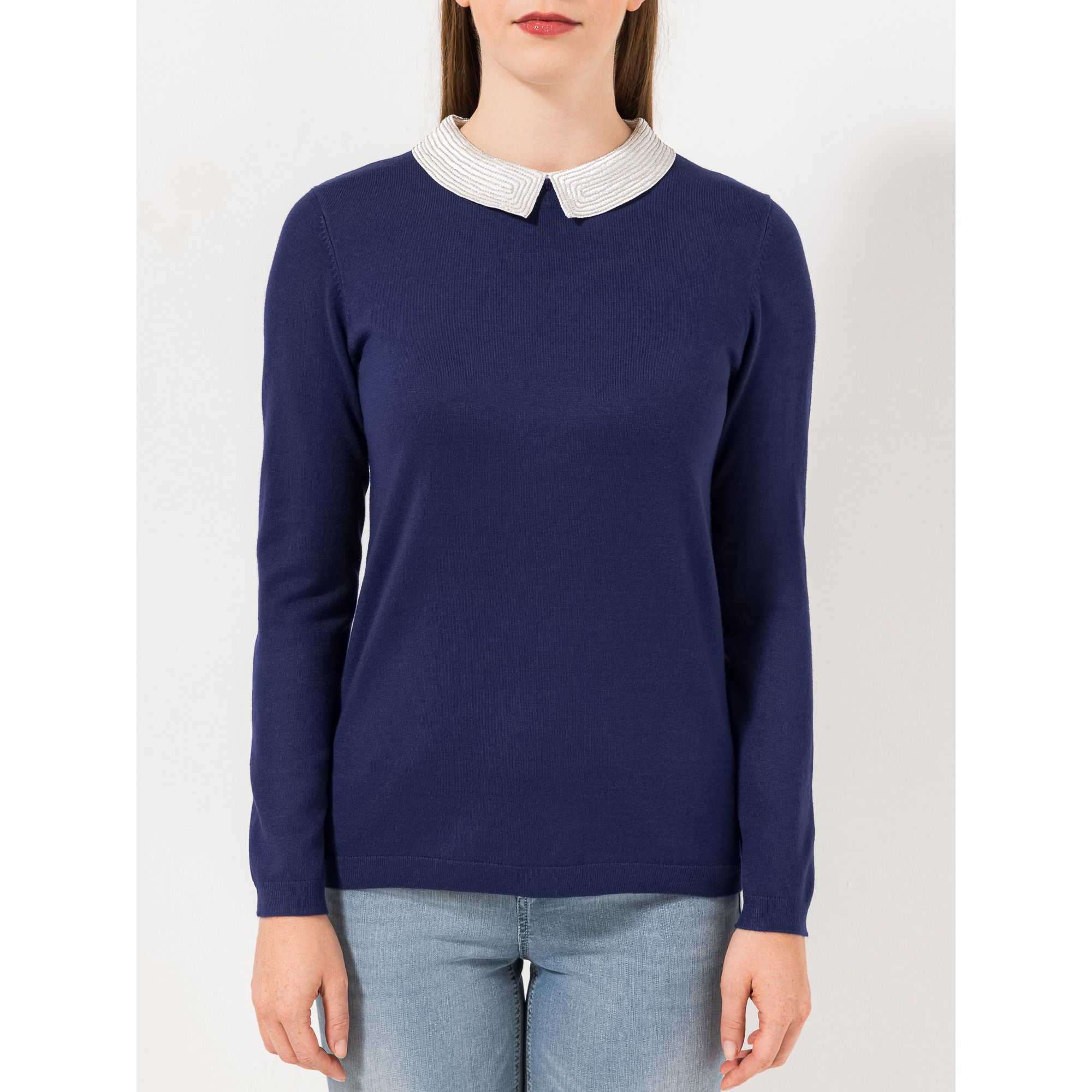 B-Ware STEFFEN SCHRAUT Pullover Lausanne abnehmbarer Blusenkragen