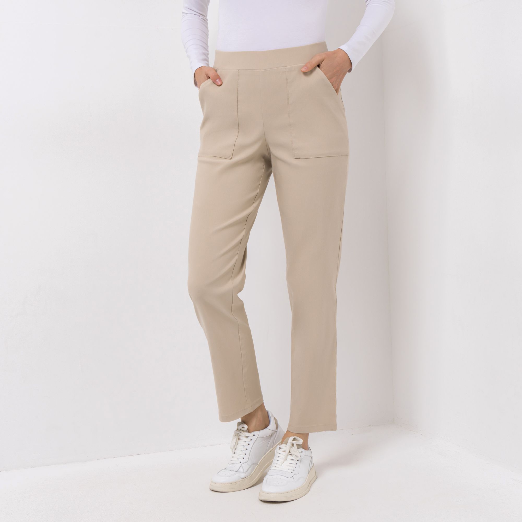 B-Ware KIM & CO. Hose, knöchellang Stretch Bengaline Rundumdehnbund