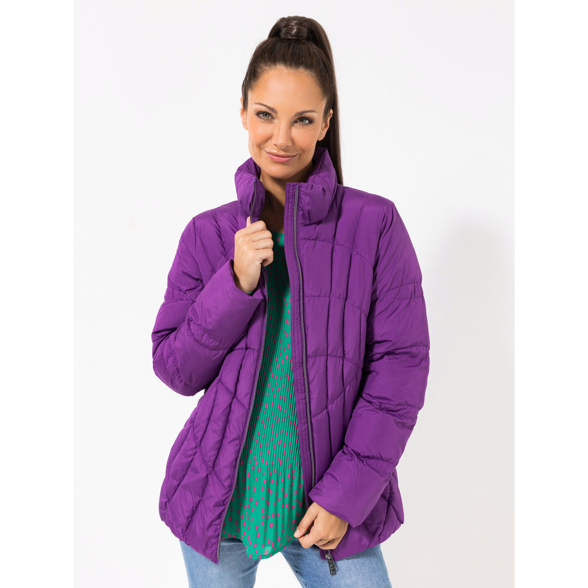 B-Ware STEFFEN SCHRAUT Steppjacke, 1/1-Arm Stehkragen 2-Wege-Reißverschluss