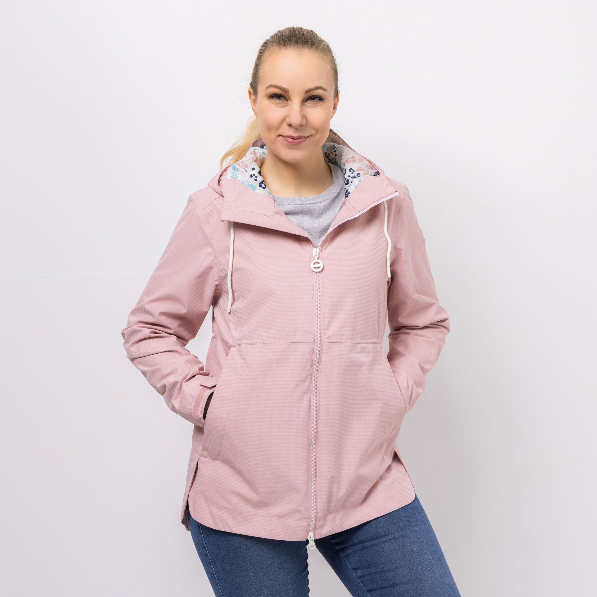 B-Ware CENTIGRADE ACTIVE Funktionsjacke bedruckte Kapuze 2-Wege-Reißverschluss