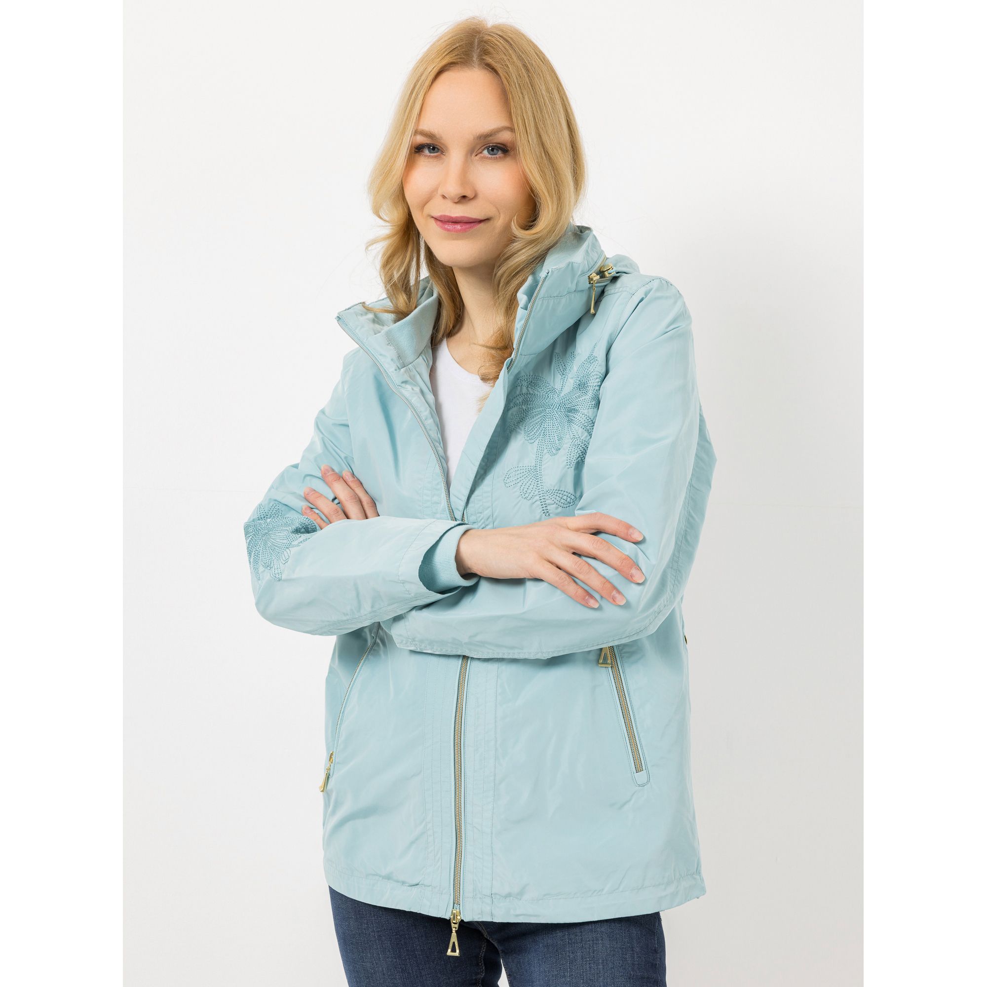 B-Ware DAWID by Dawid Tomaszewski Outdoorjacke, Kapuze Strickkragen