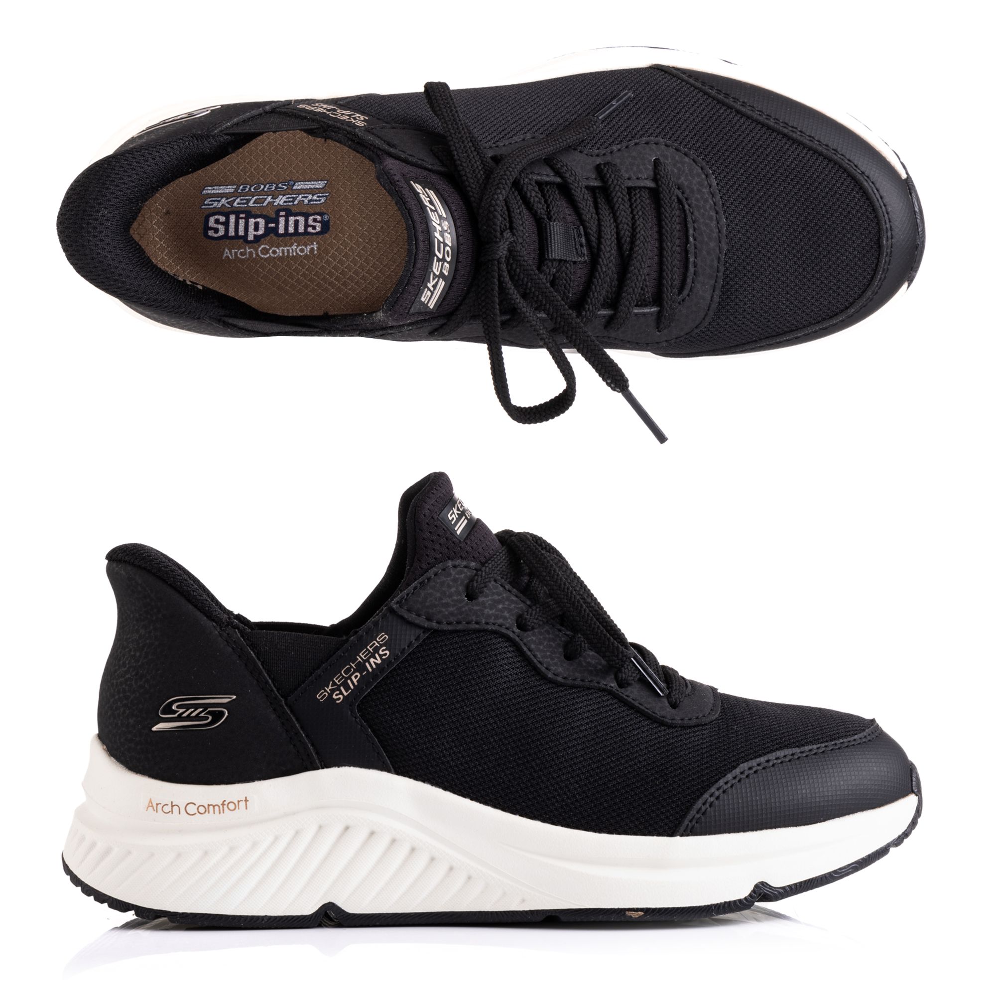 B-Ware SKECHERS Damen-Sneaker Bobs Arch Comfort Materialmix