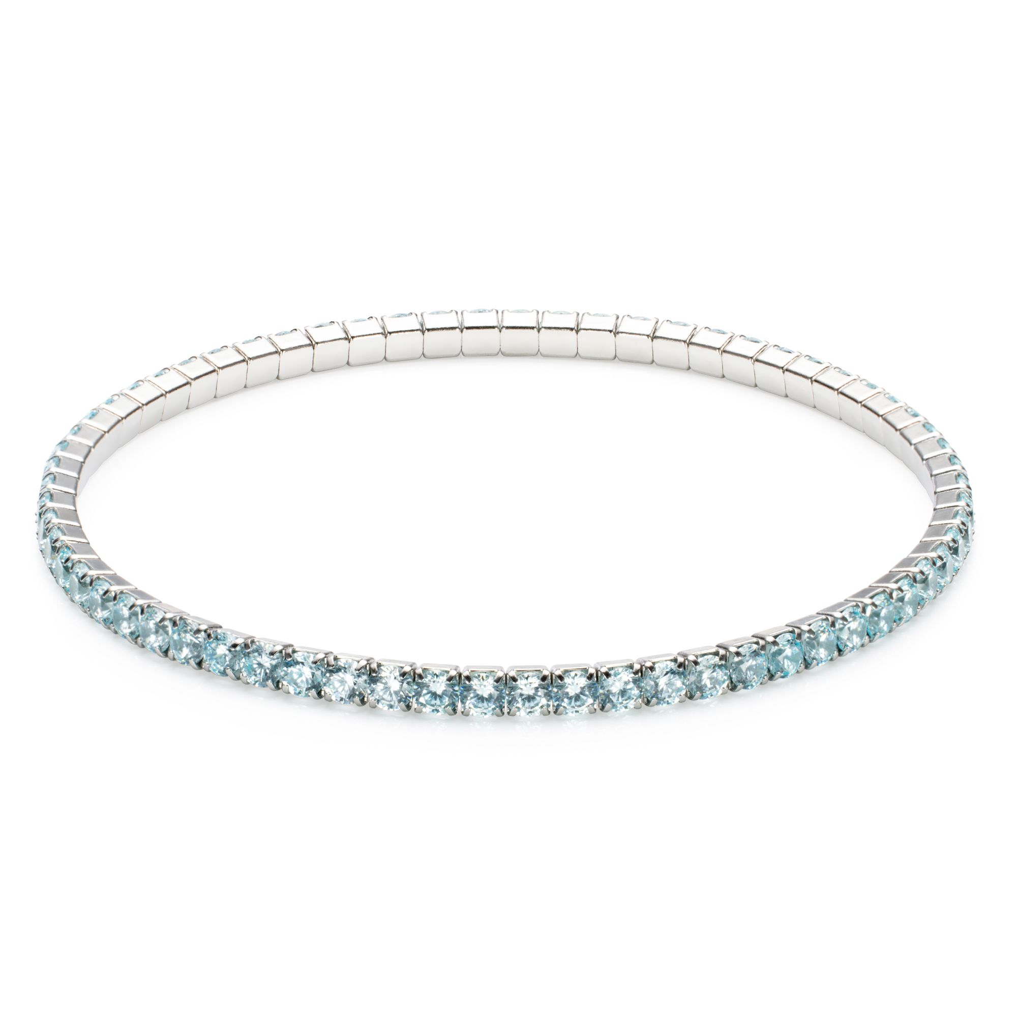B-Ware DIAMONIQUE® Armband, flexibel mind. = 6,00ct Brillantschliff