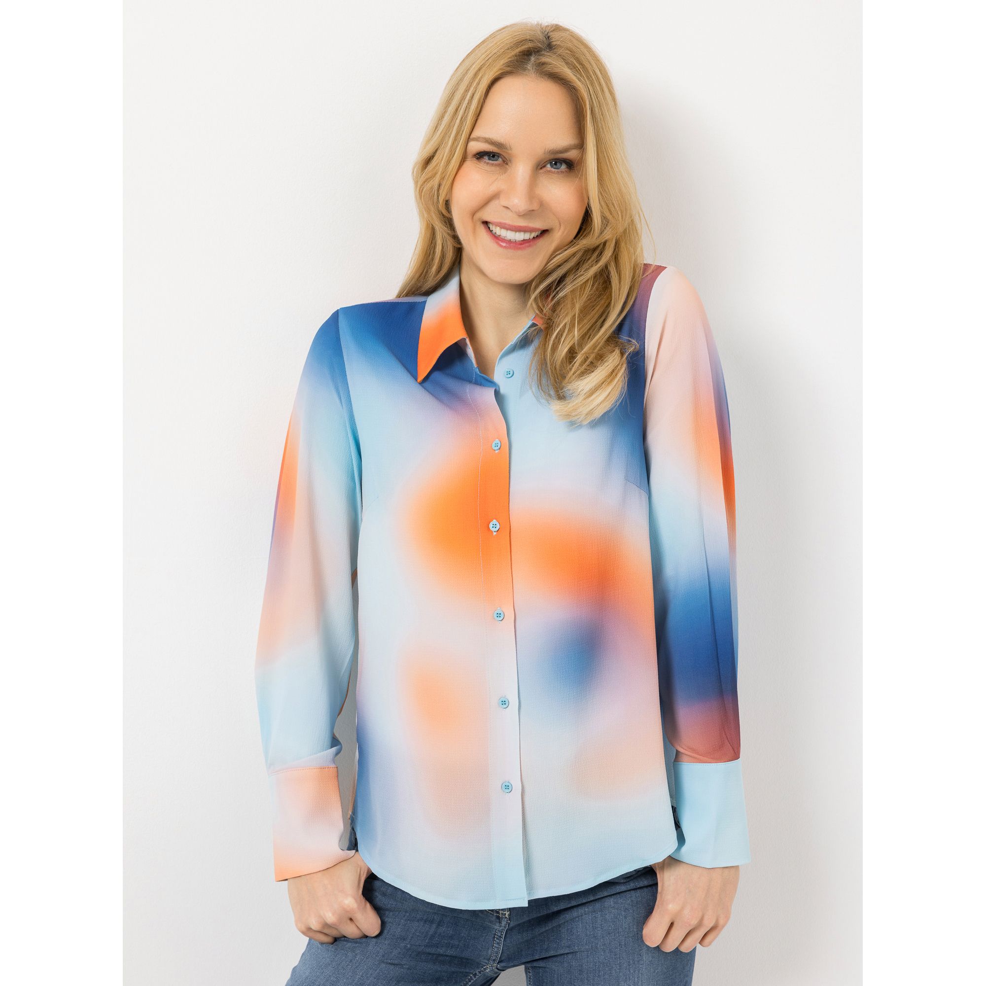 B-Ware DAWID by Dawid Tomaszewski Bluse, Langarm Manschetten