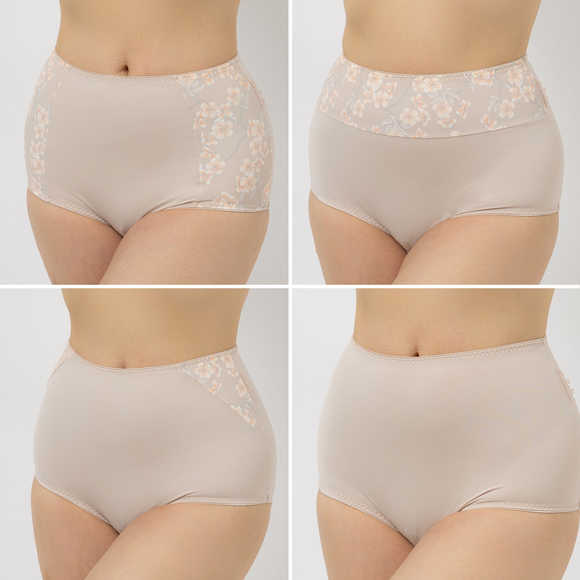 B-Ware LITTLE ROSE 5 Maxislips Mikrofasermischung 3x bedruckt