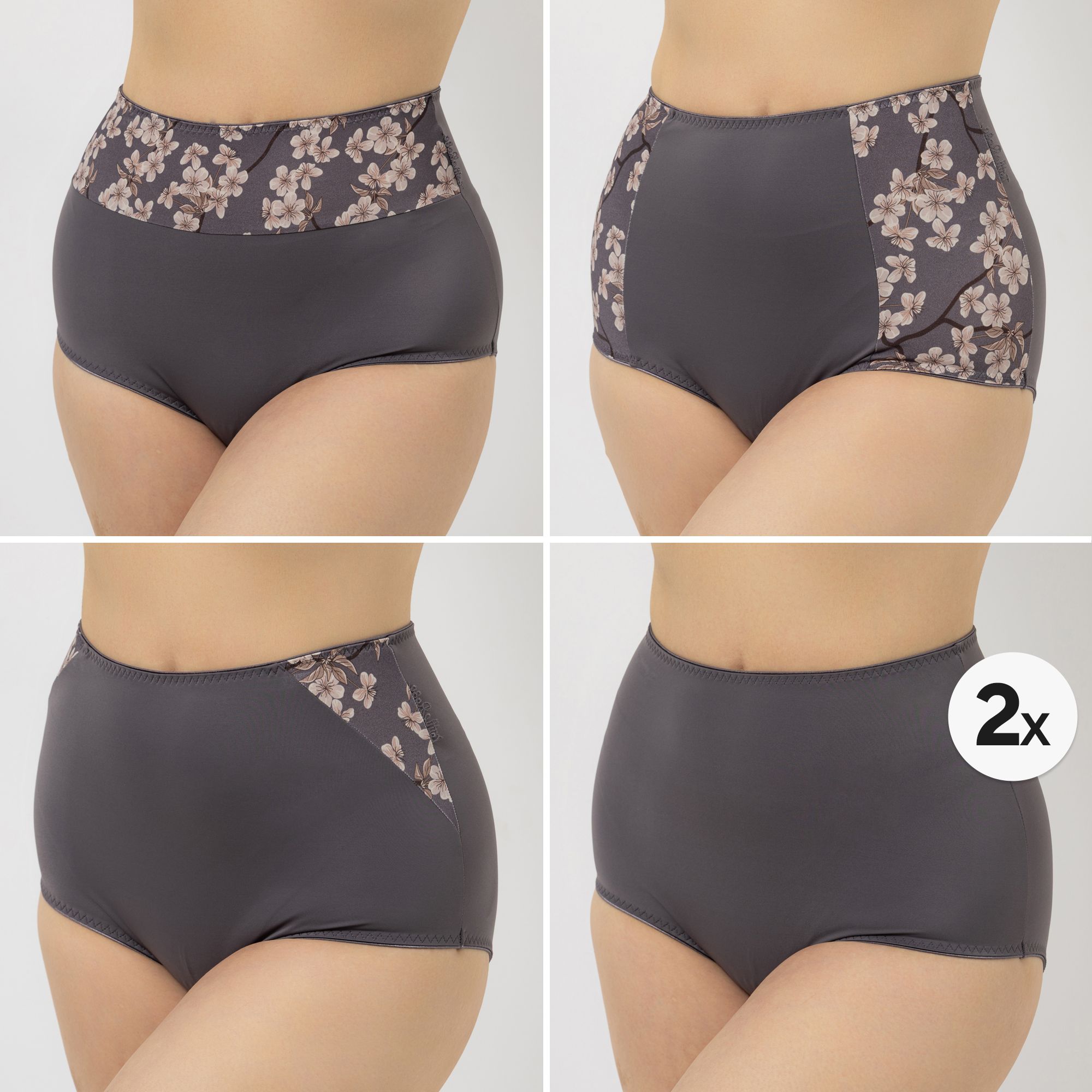 B-Ware LITTLE ROSE 5 Maxislips Mikrofasermischung 3x bedruckt