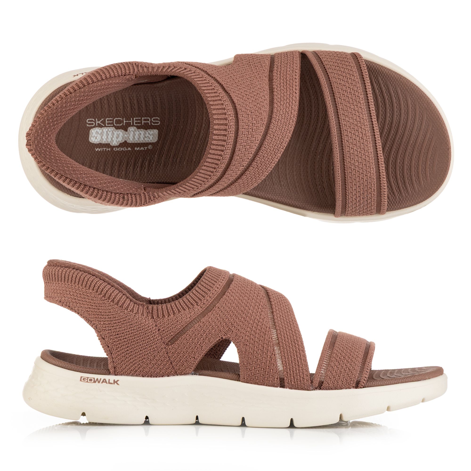 B-Ware SKECHERS Damen-Sandale Go Walk Flex Entic Goga Mat Fußbett