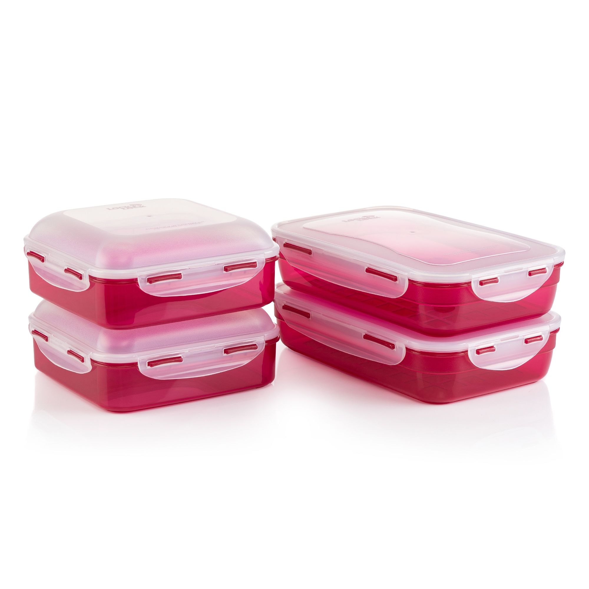 B-Ware LocknLock Frischhaltedosen 1,7L & 2,4L Volumen 8,2L Gesamtvolumen