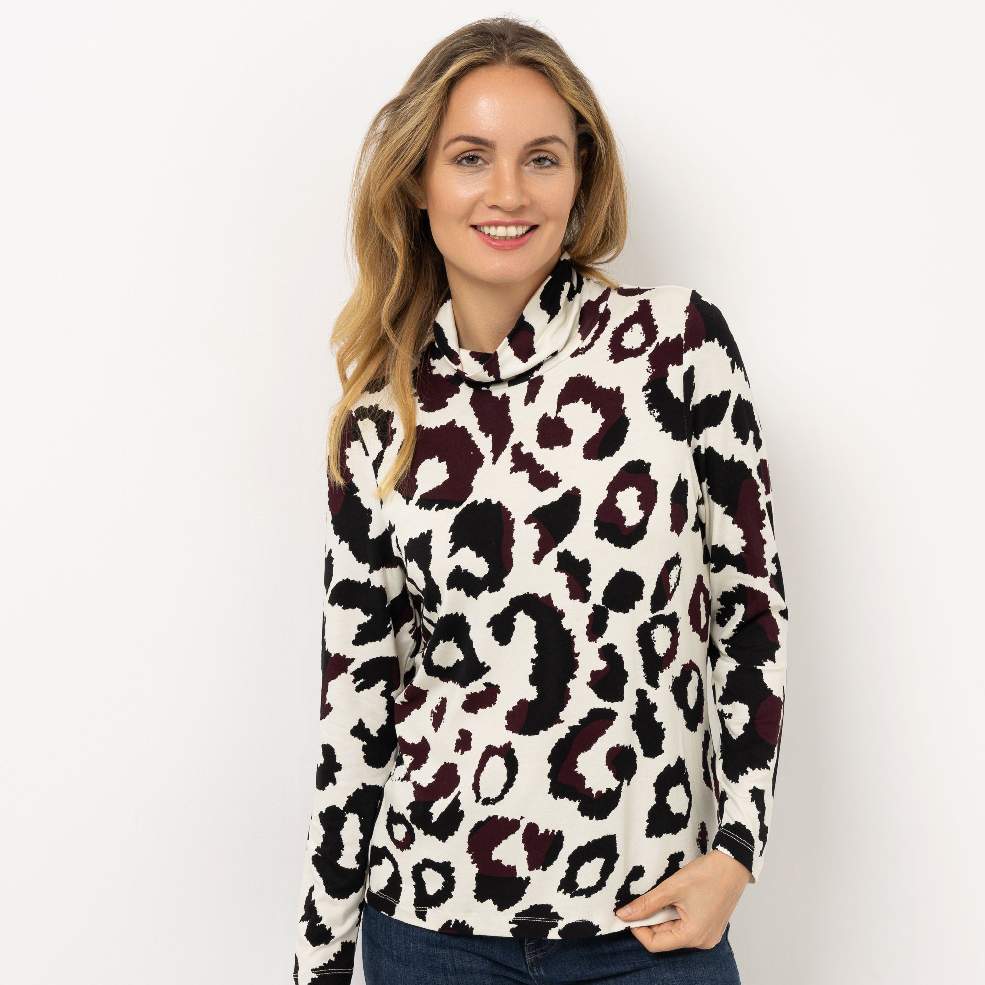 B-Ware DINE 'N' DANCE Shirt langarm mit Rollkragen