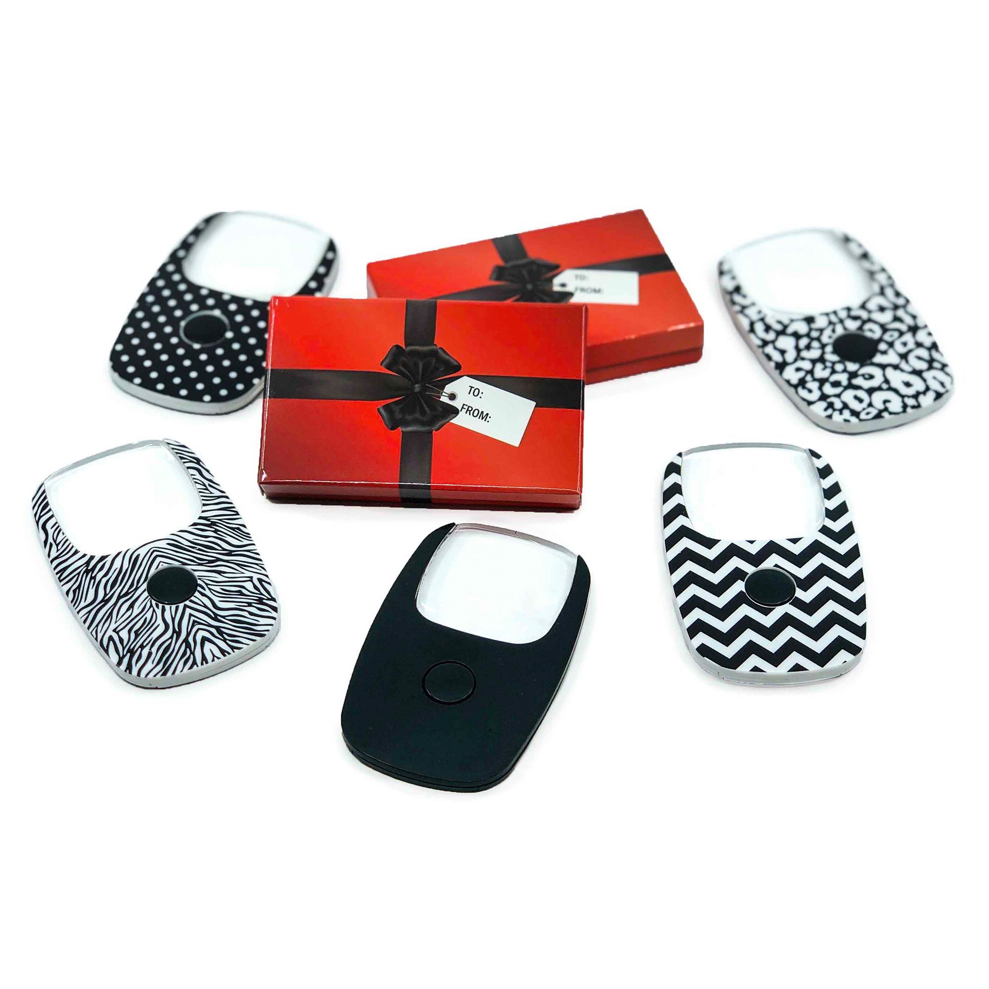 B-Ware FLIPO® Pocket-Zoom Lupen mit LED-Licht 2,5x Vergrößerung