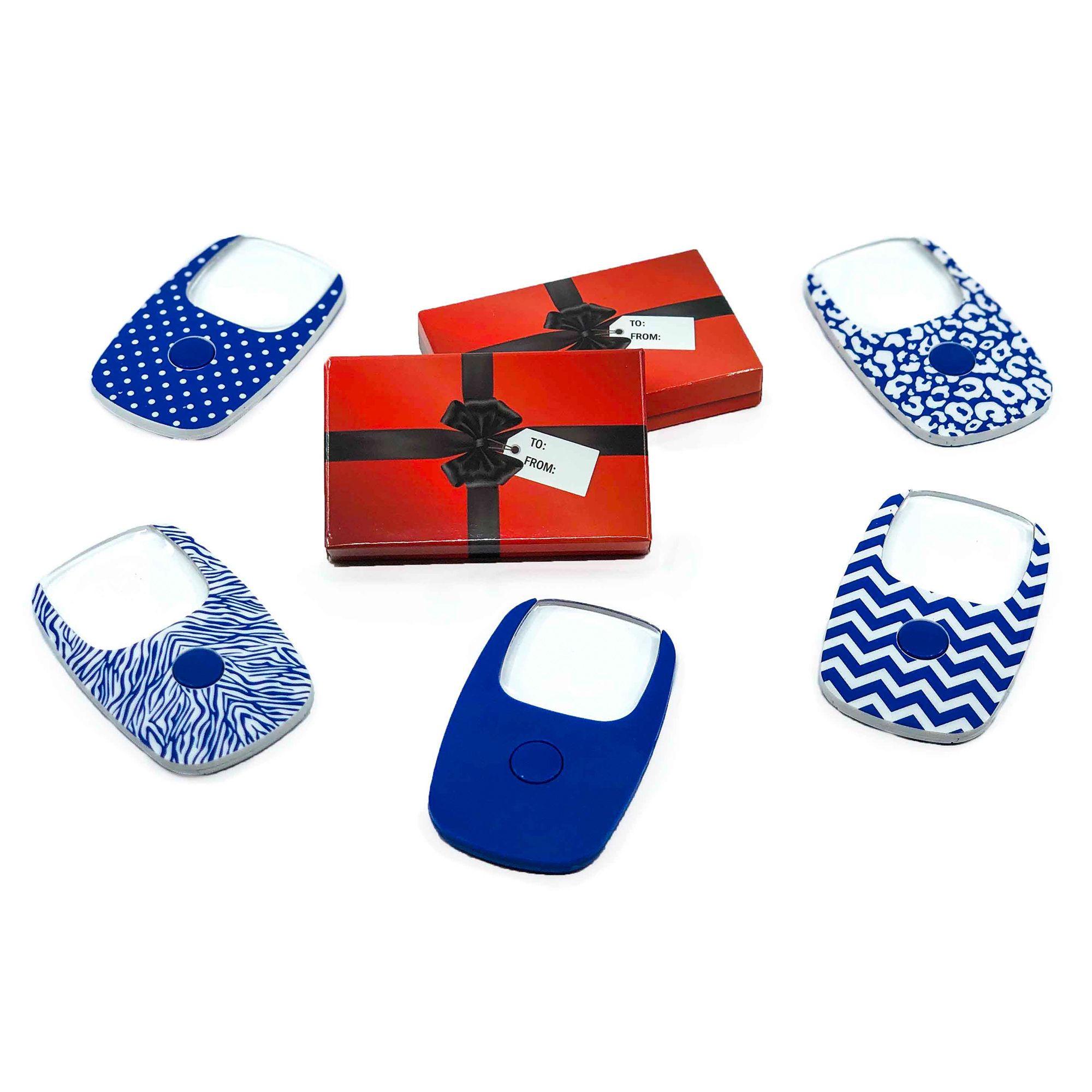 B-Ware FLIPO® Pocket-Zoom Lupen mit LED-Licht 2,5x Vergrößerung