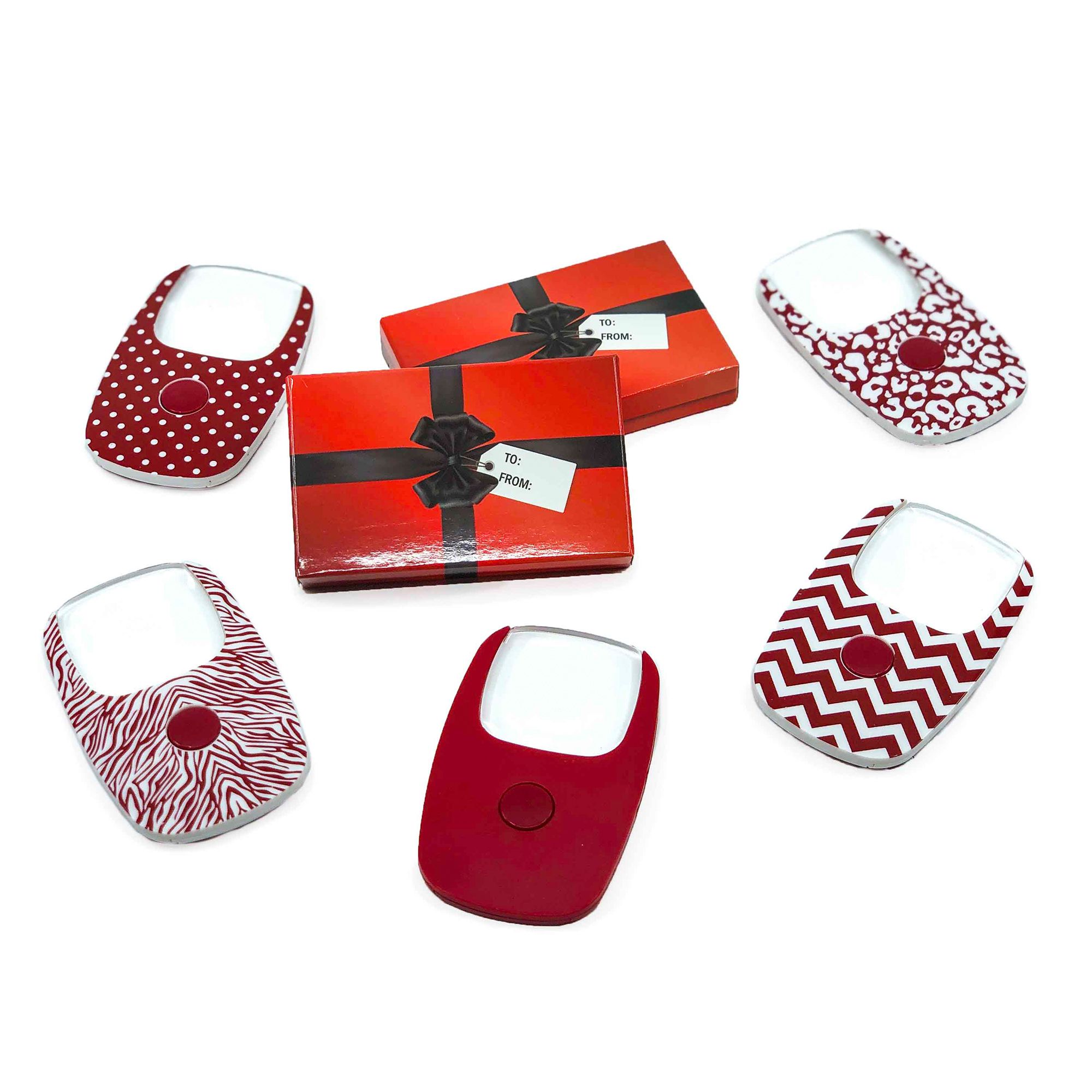 B-Ware FLIPO® Pocket-Zoom Lupen mit LED-Licht 2,5x Vergrößerung